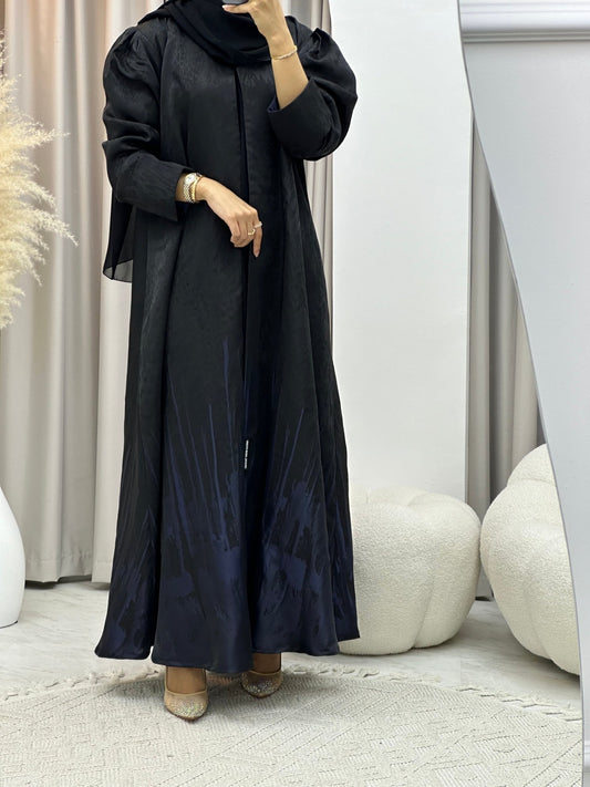 C 0218 - 01 Navy Blue Kloosh Abaya