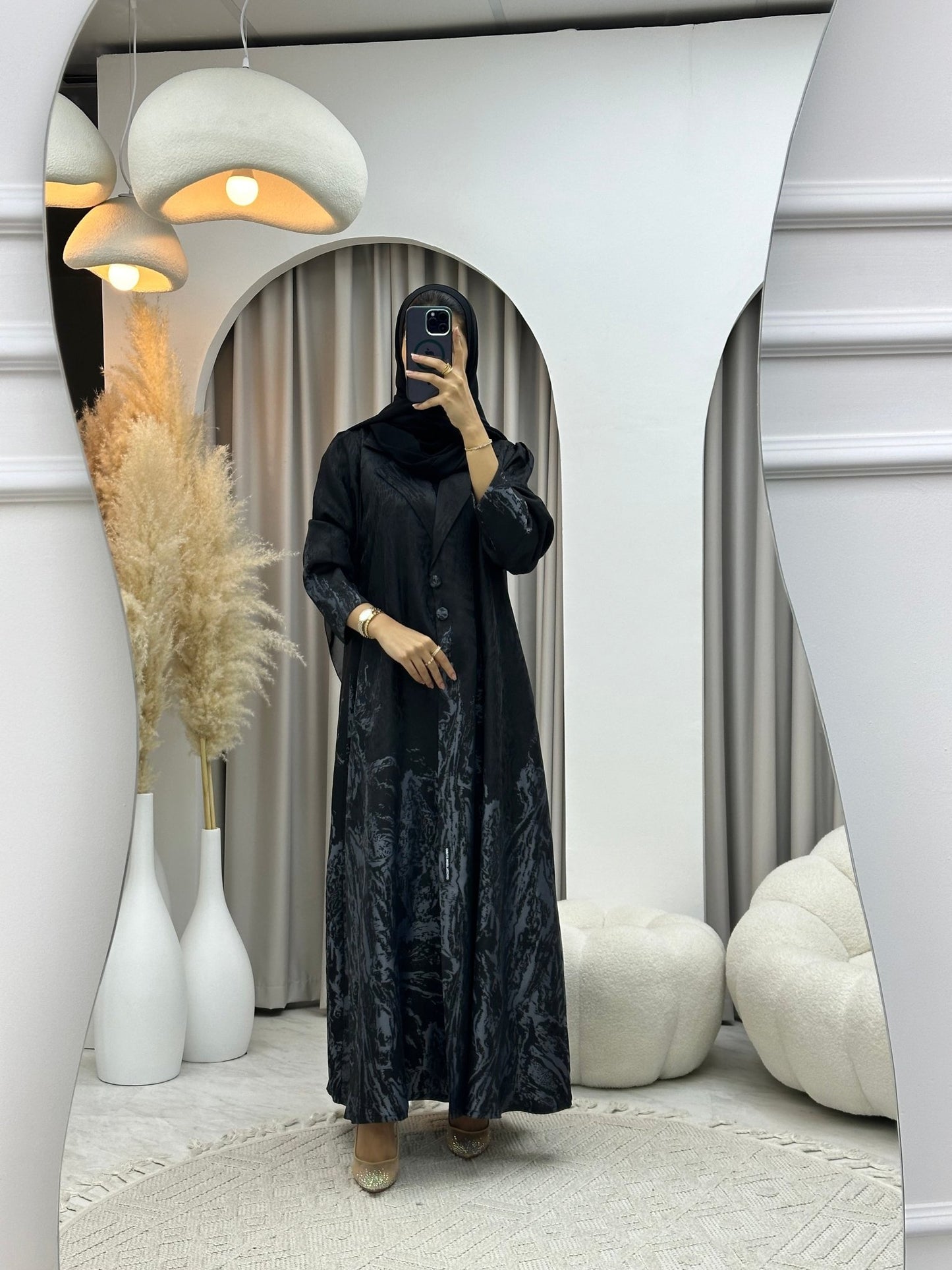 C 0218 - 02 Grey Kloosh Abaya