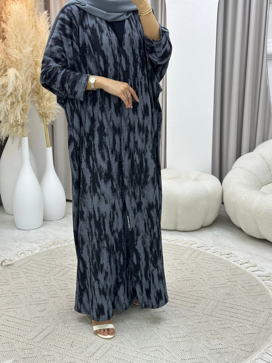 C 0229 - 02 Smoky Grey Abaya