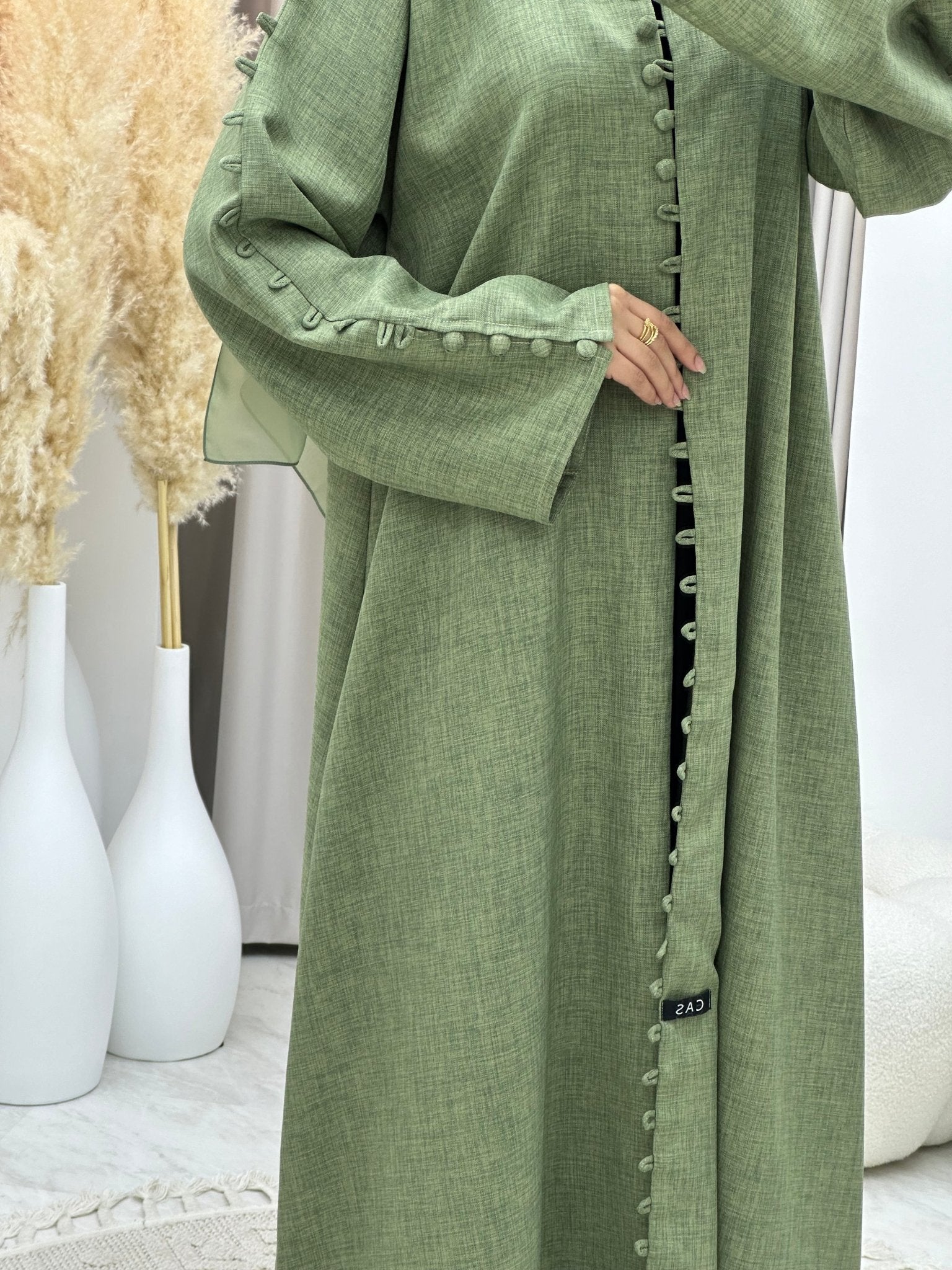 C 0235 Green Abaya