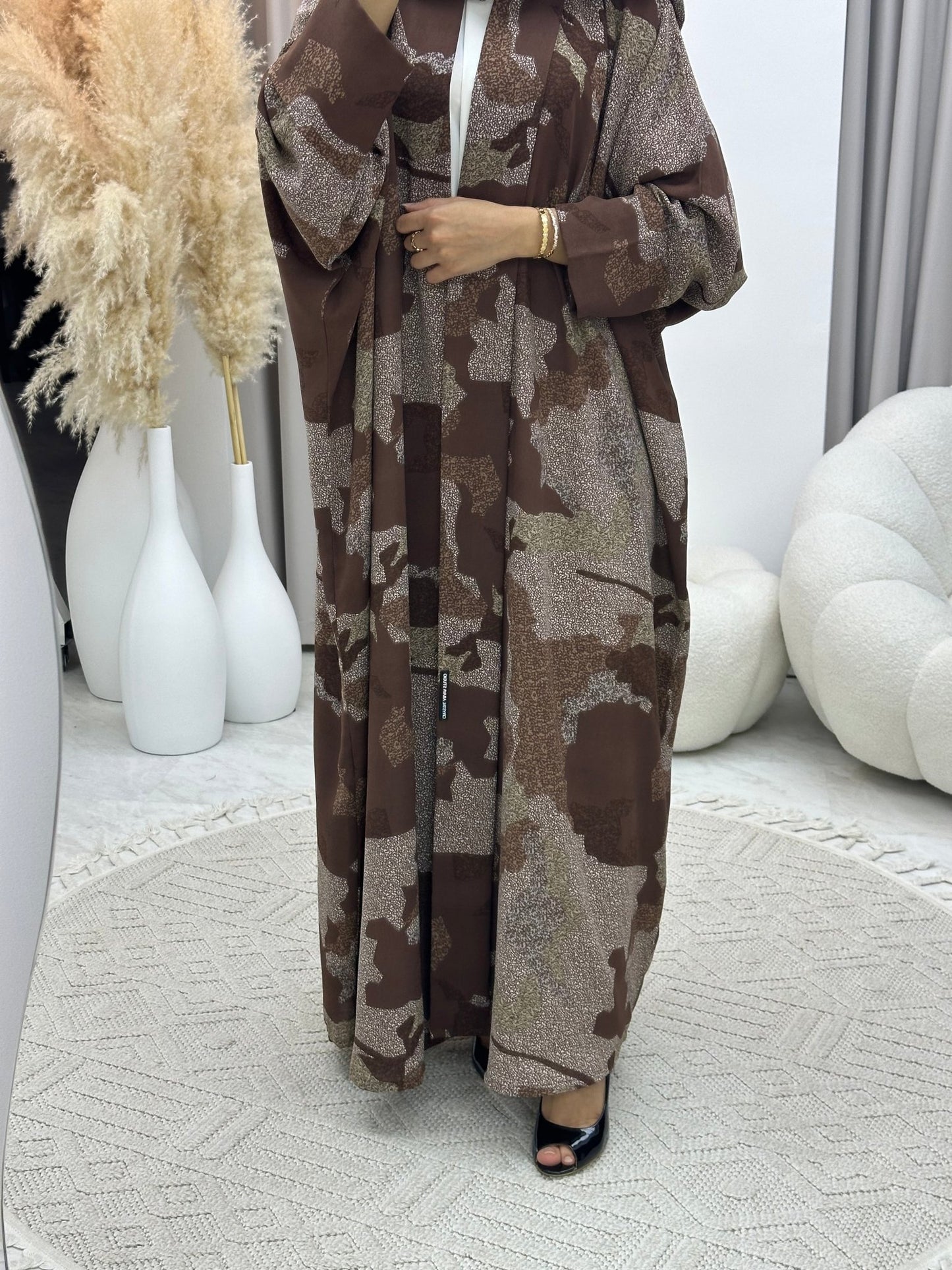 C 0237 - 02 Army Brown Abaya