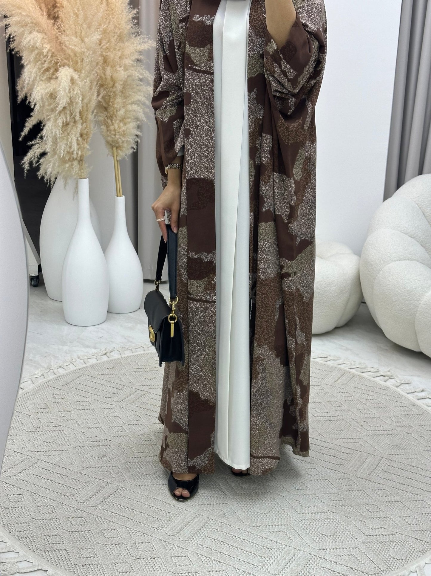 C 0237 - 02 Army Brown Abaya