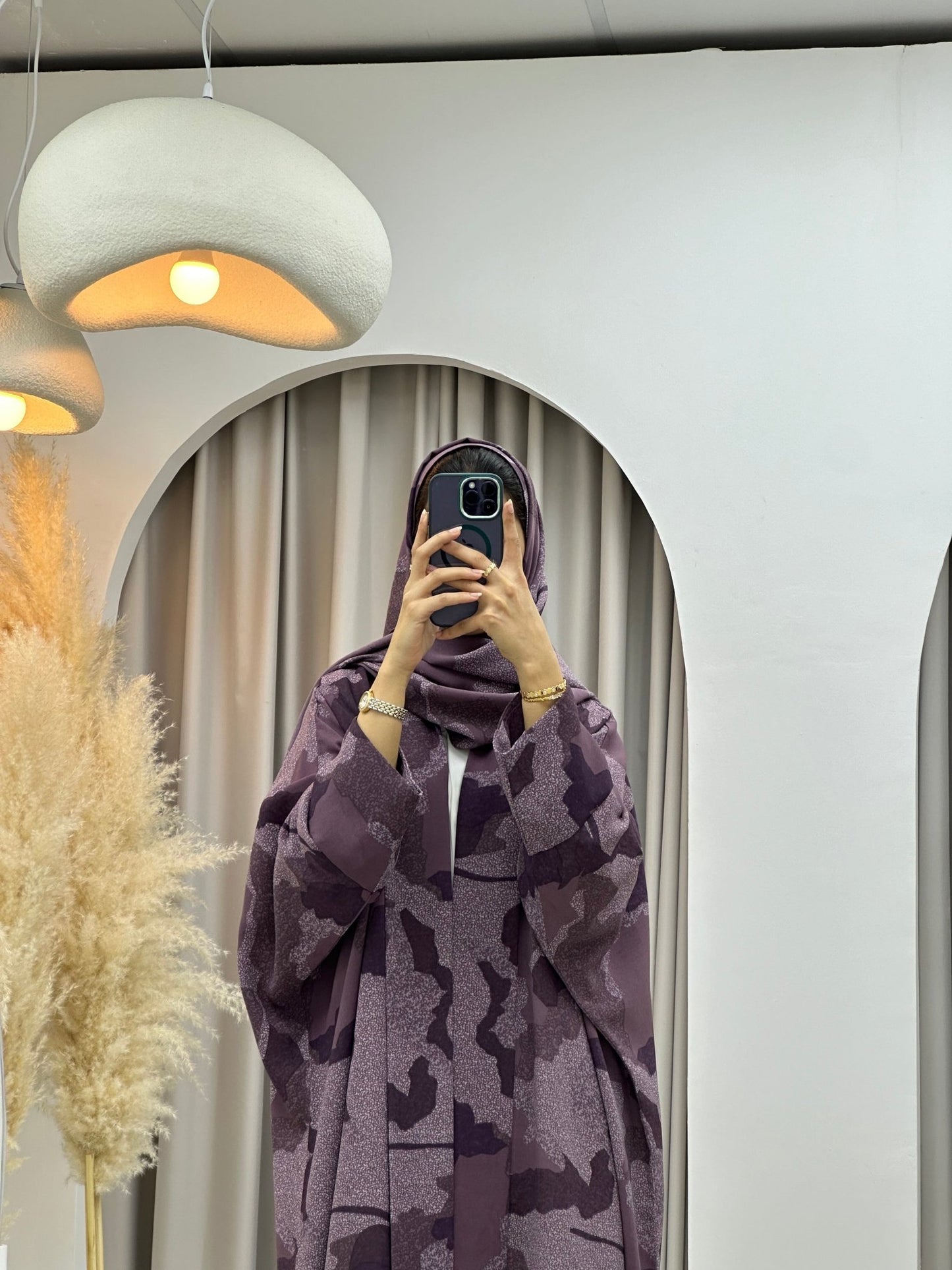 C 0237 - 04 Army Purple Abaya