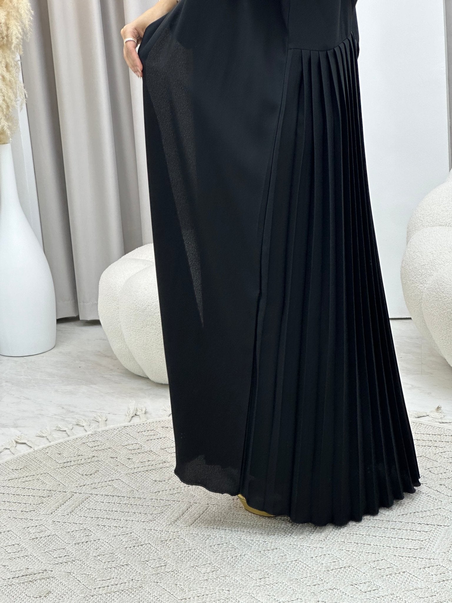 C 0240 Black Coat Abaya