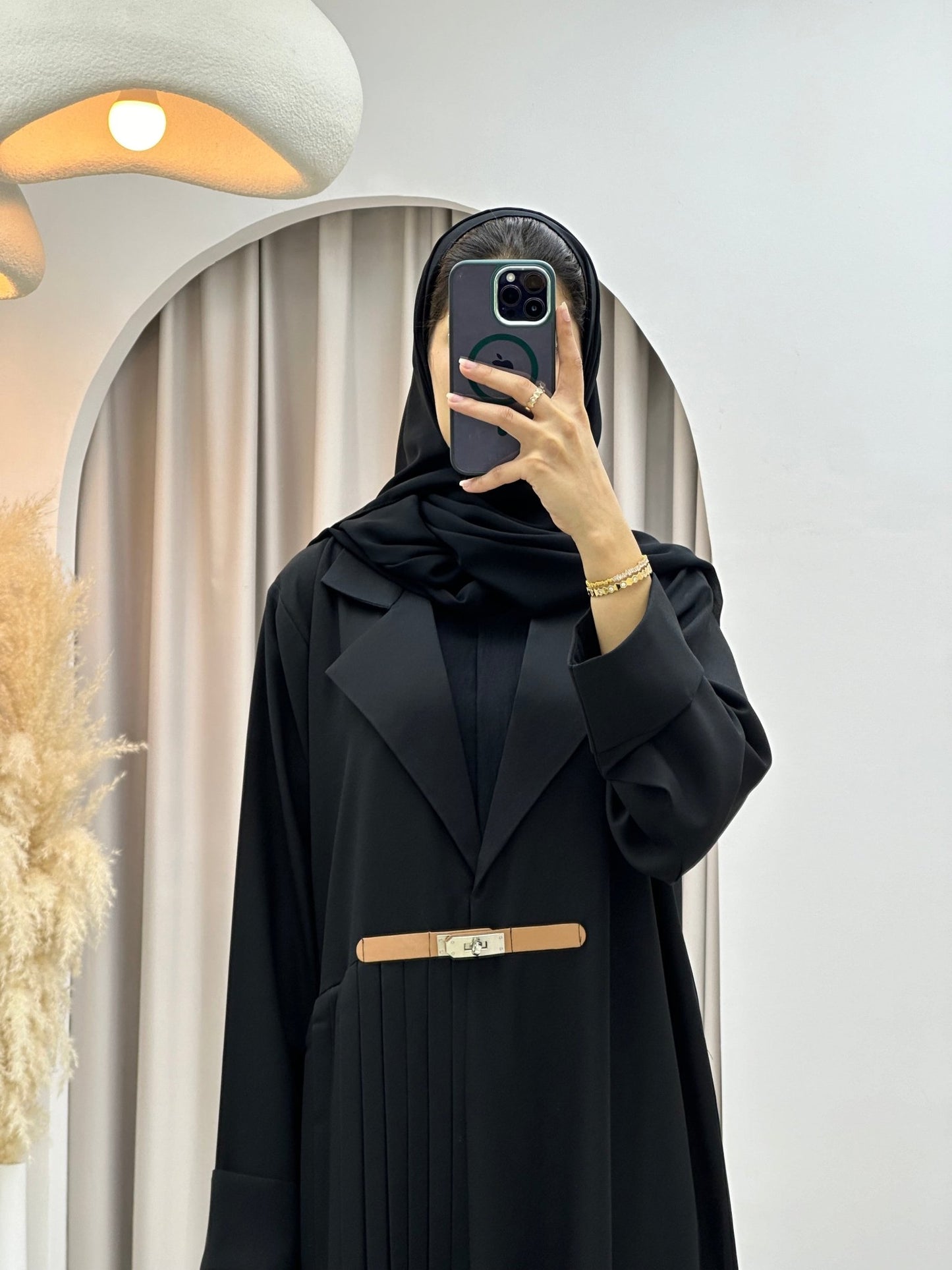 C 0240 Black Coat Abaya