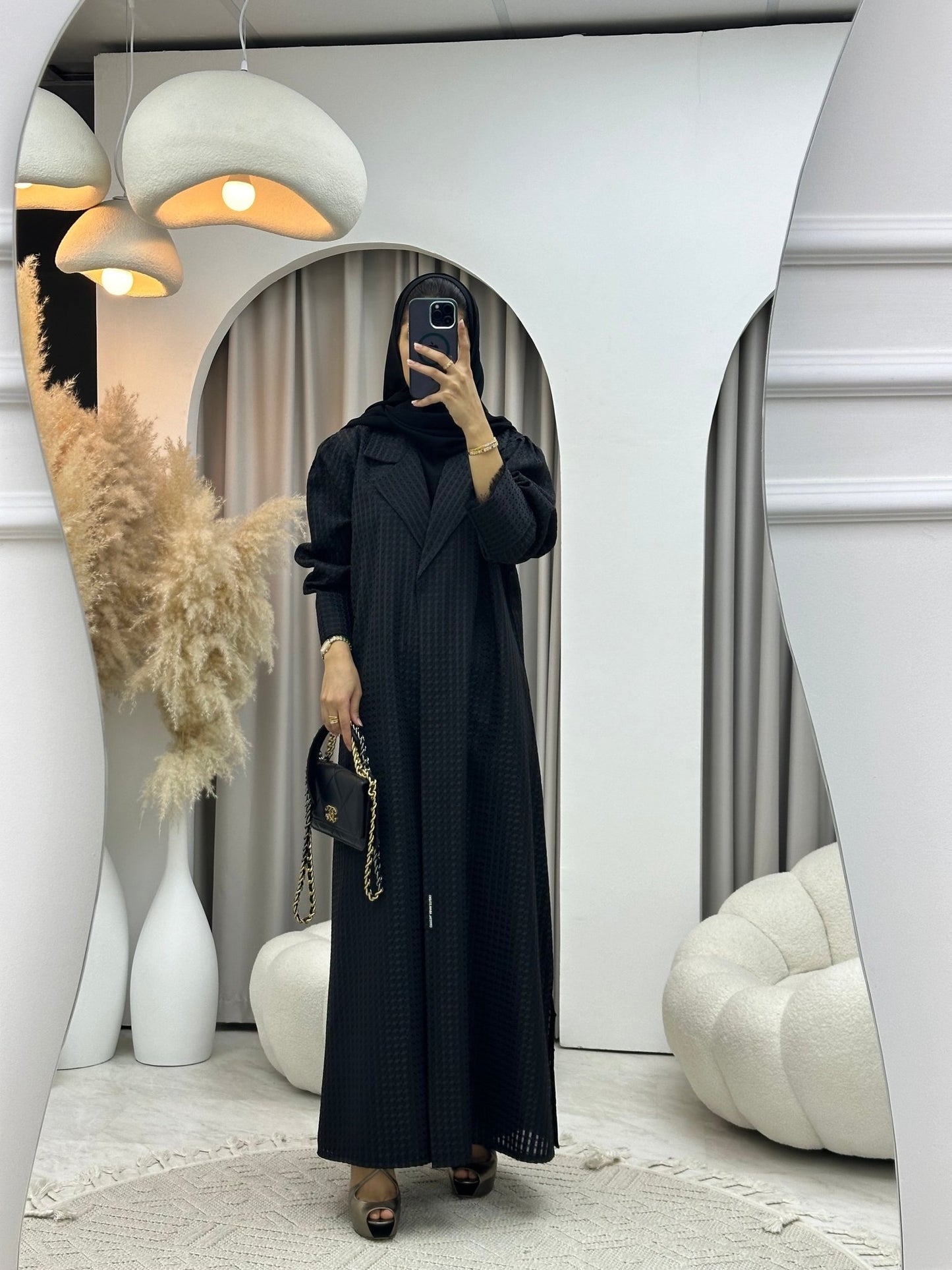 C 0242 Black Coat Abaya