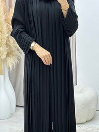 عباية سوداء مطوية C 0264 - XS / 49
