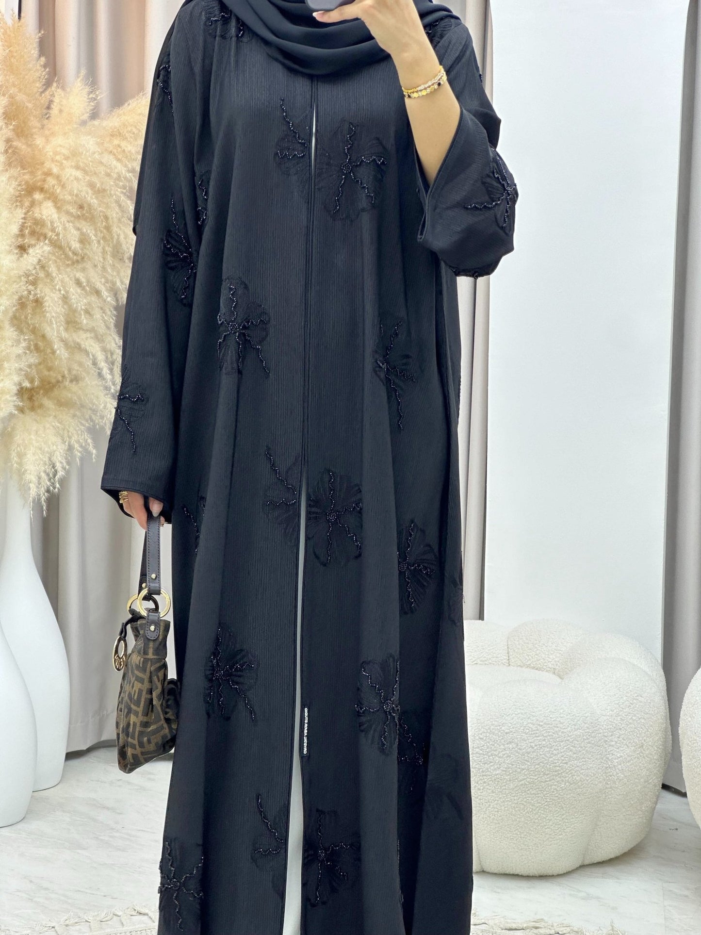 C 0285 Black Abaya