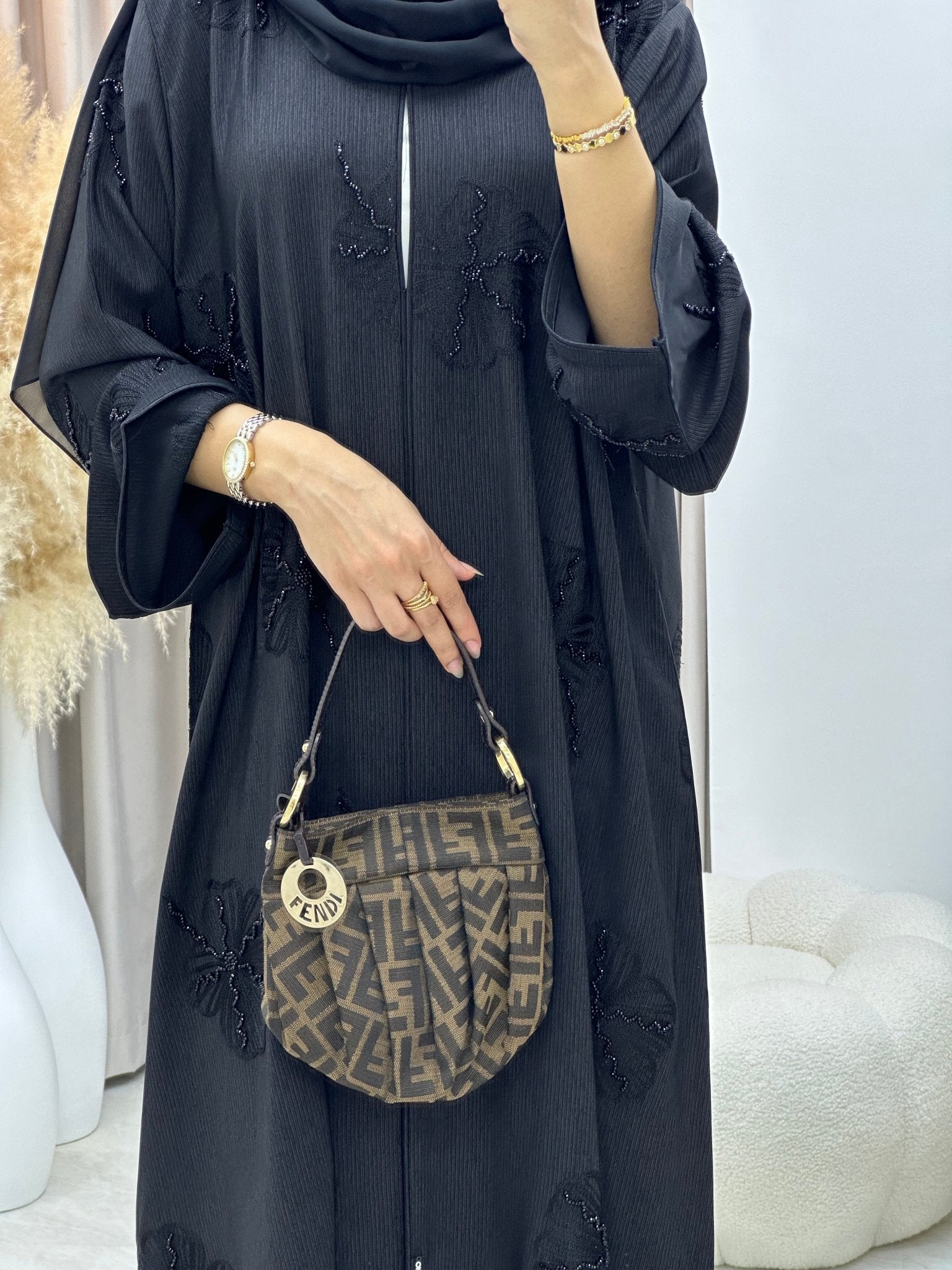 C 0285 Black Abaya