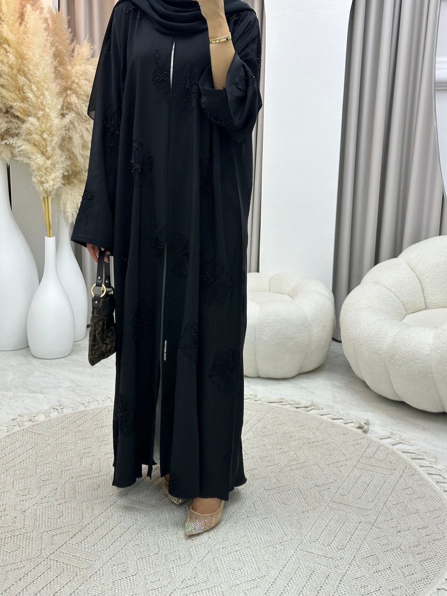 C 0285 Black Abaya