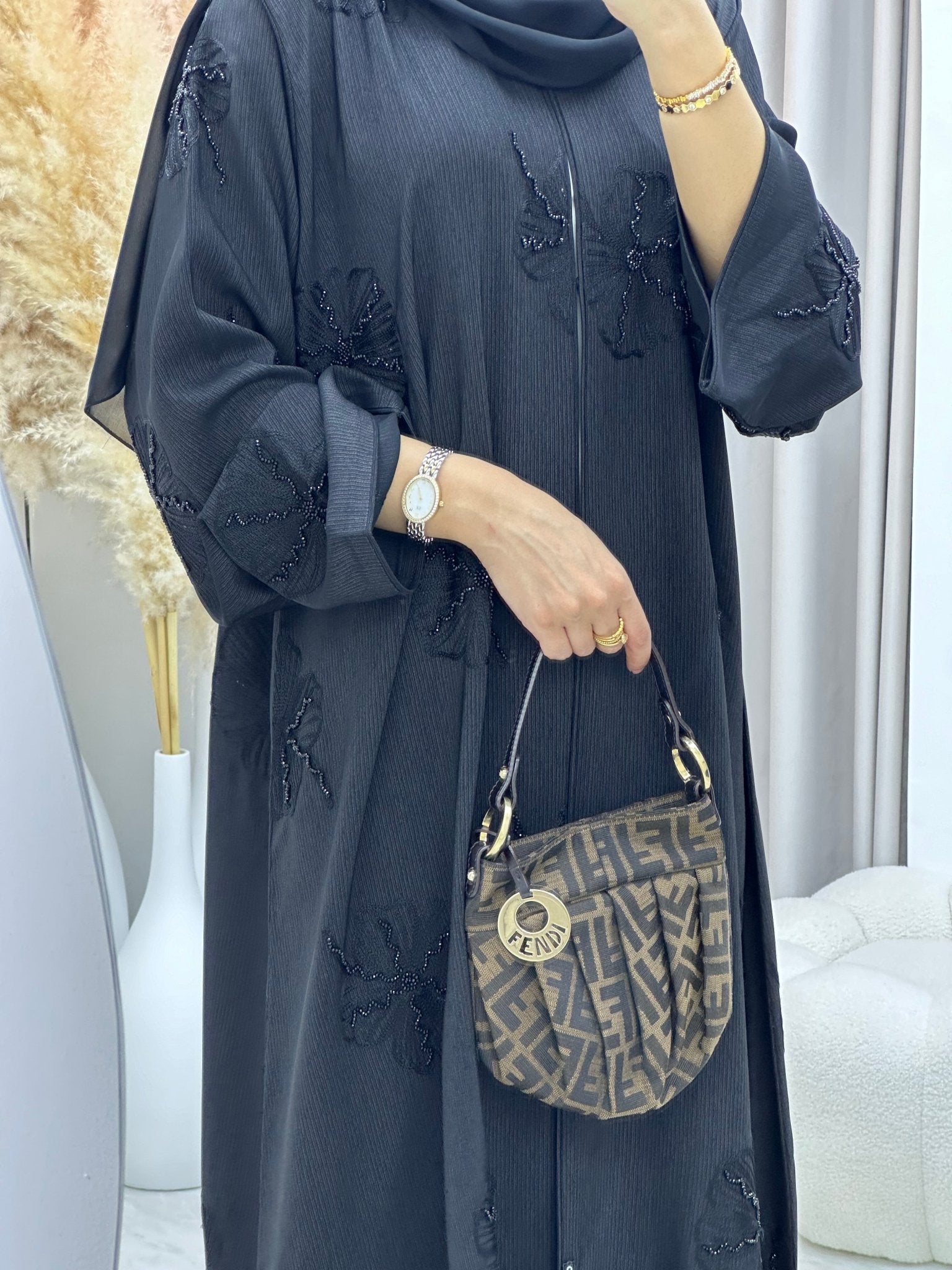 C 0285 Black Abaya