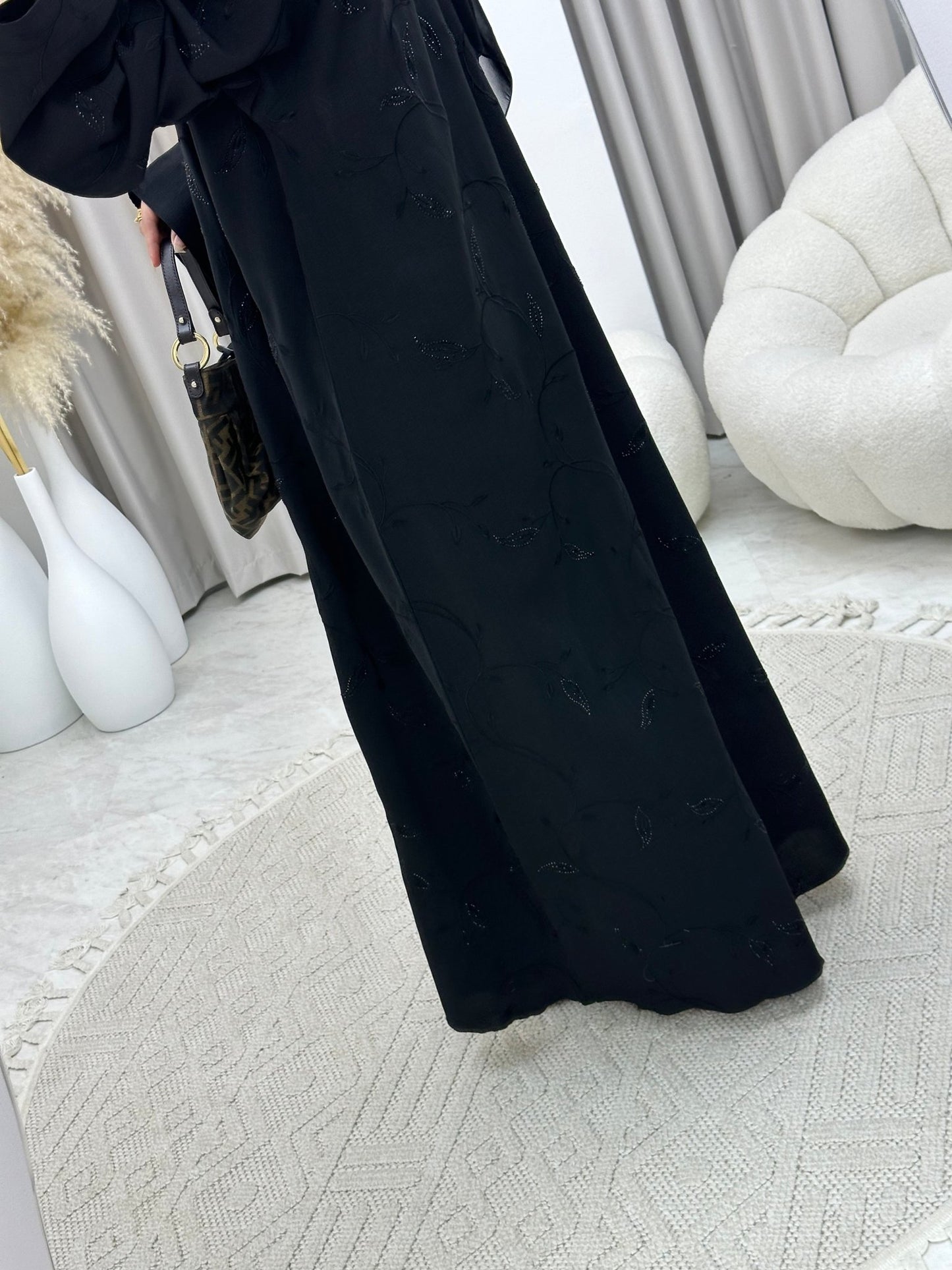 C 0286 Black Abaya