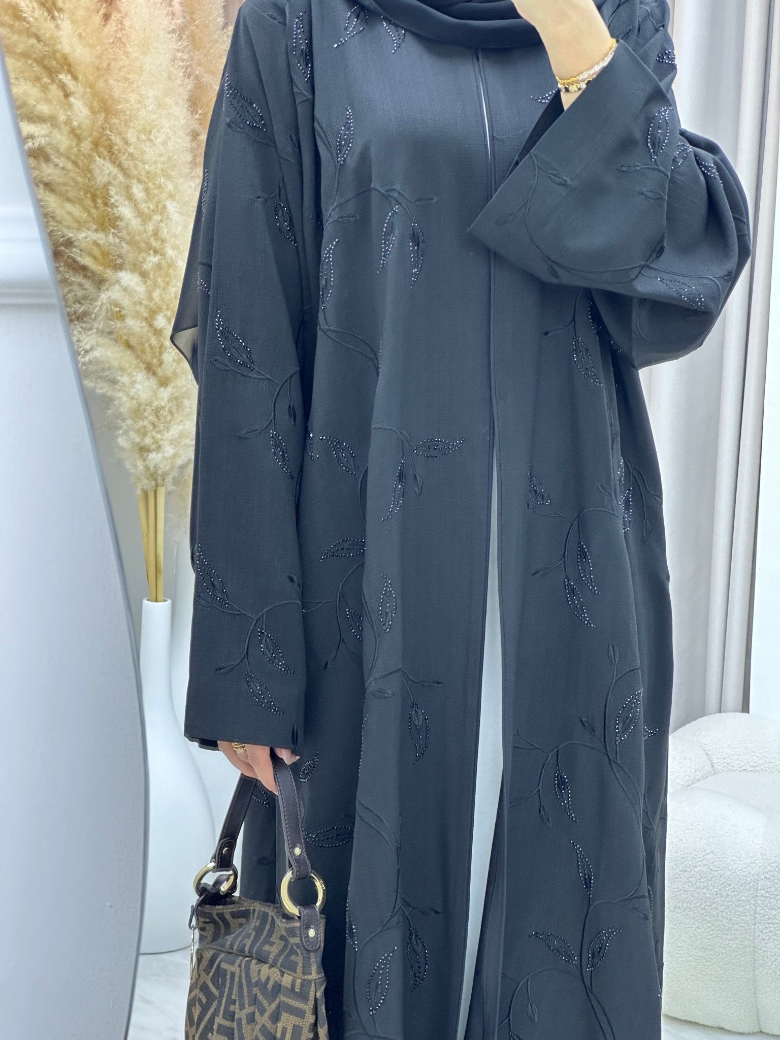 C 0286 Black Abaya