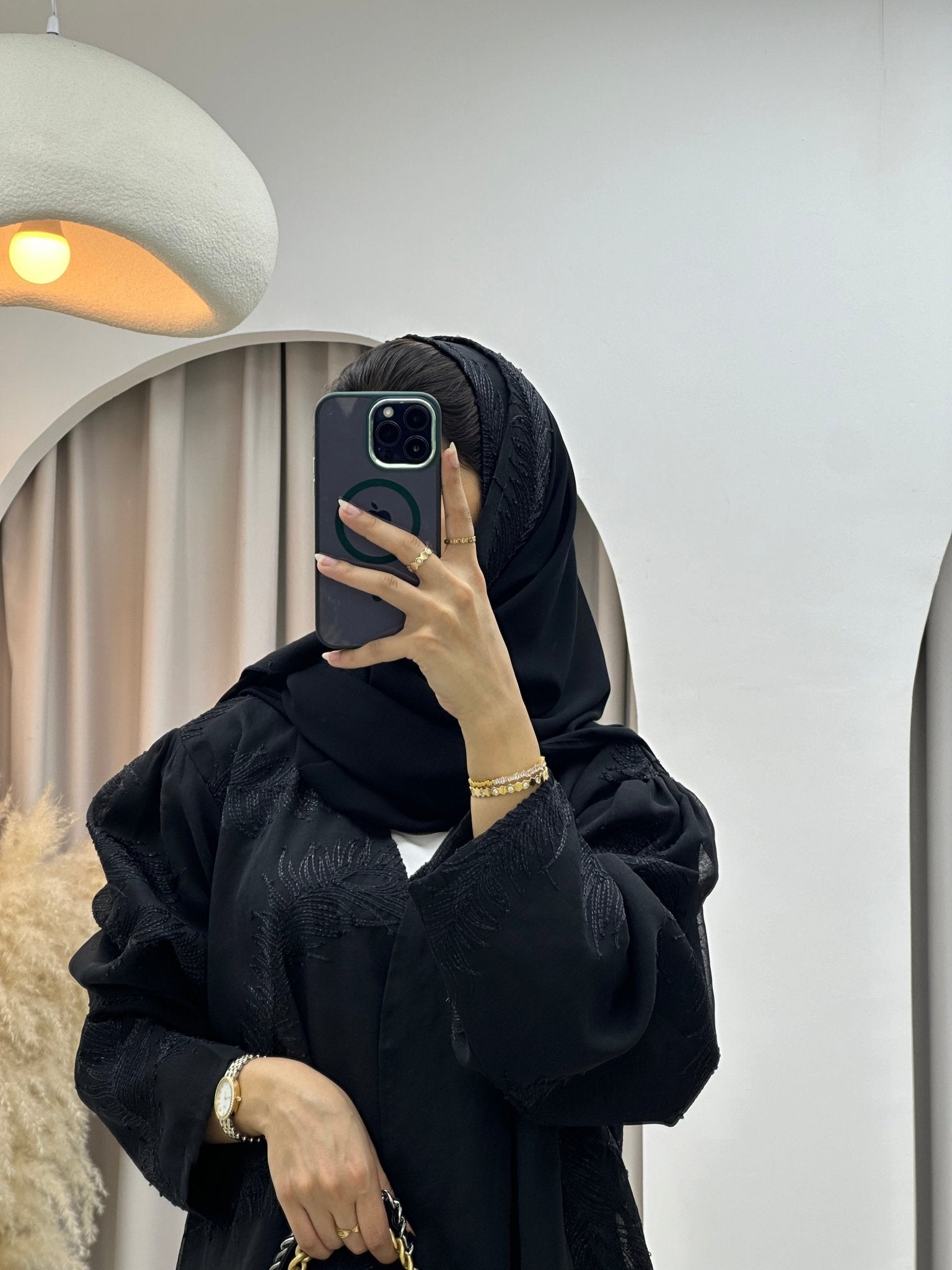 C 0287 Black Abaya