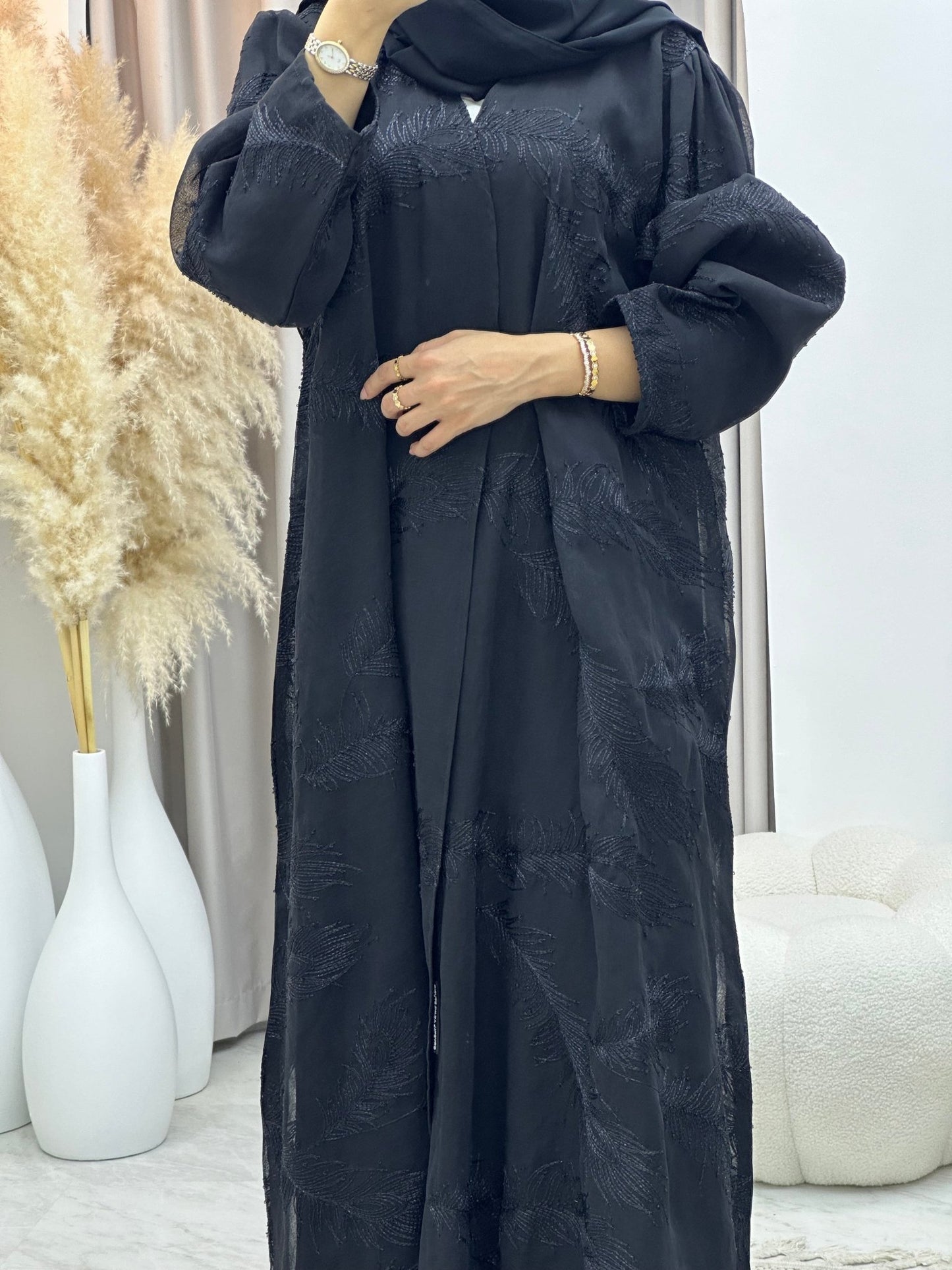 C 0287 Black Abaya