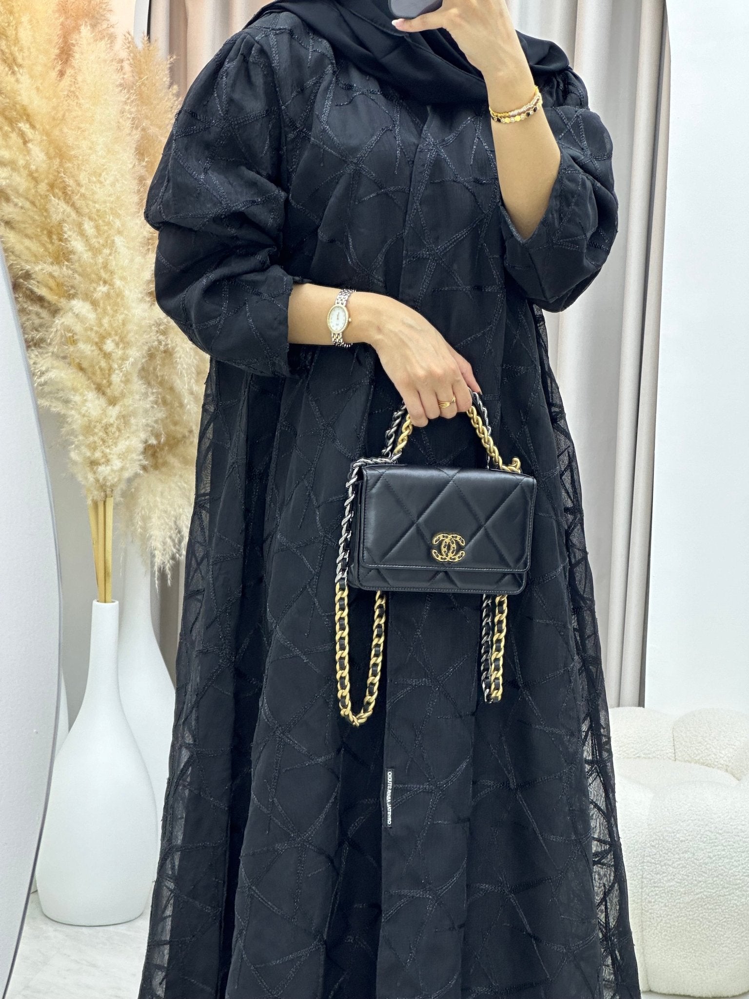 C 0289 Black Abaya