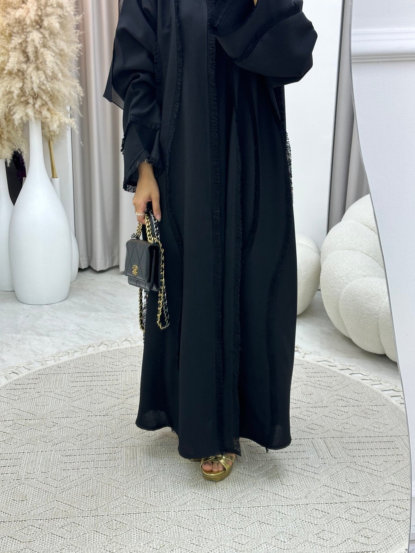 C 0304 Black Abaya