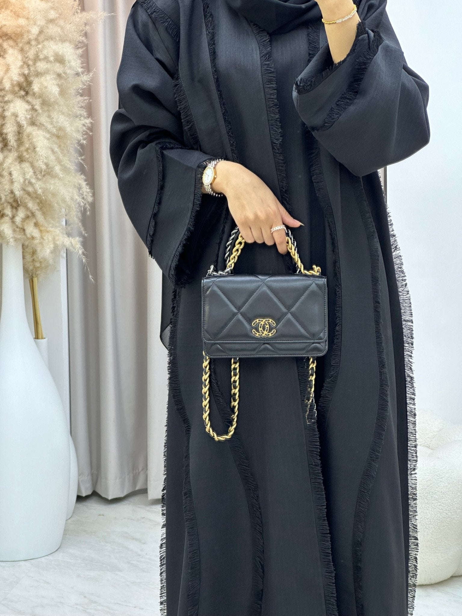 C 0304 Black Abaya