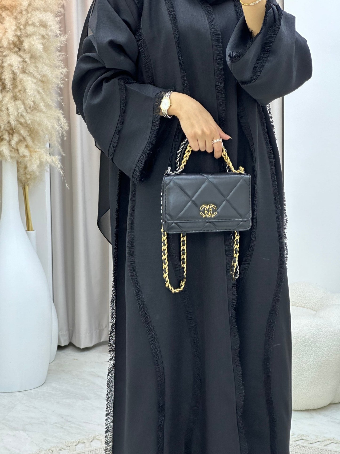 C 0304 Black Abaya