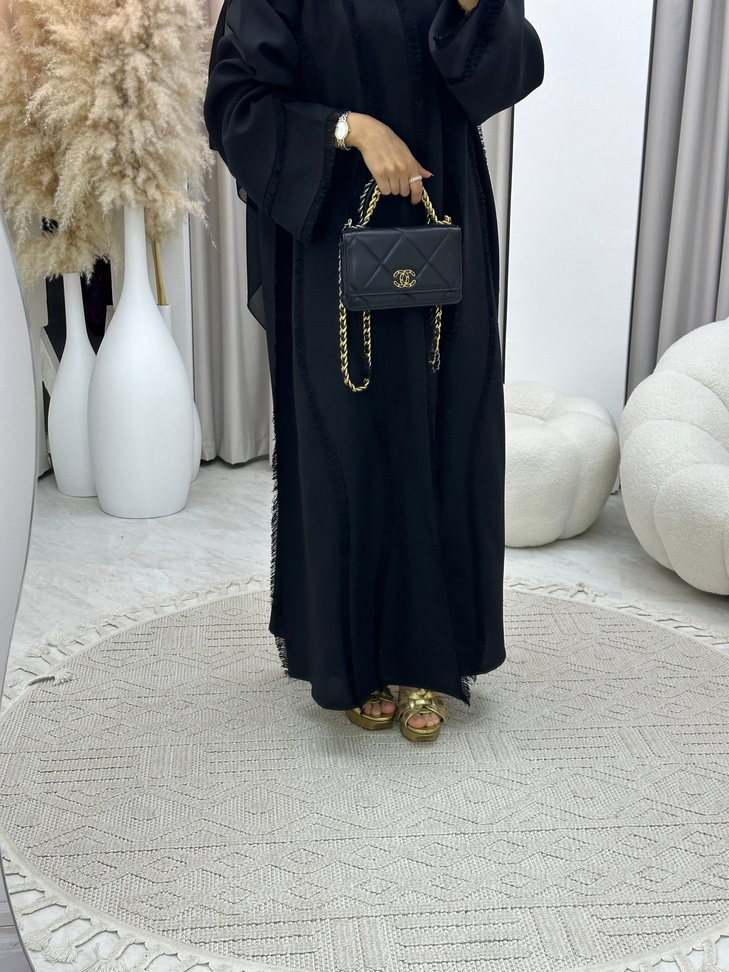 C 0304 Black Abaya