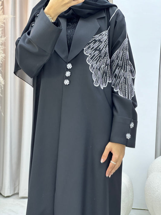 C 0309 Black Abaya