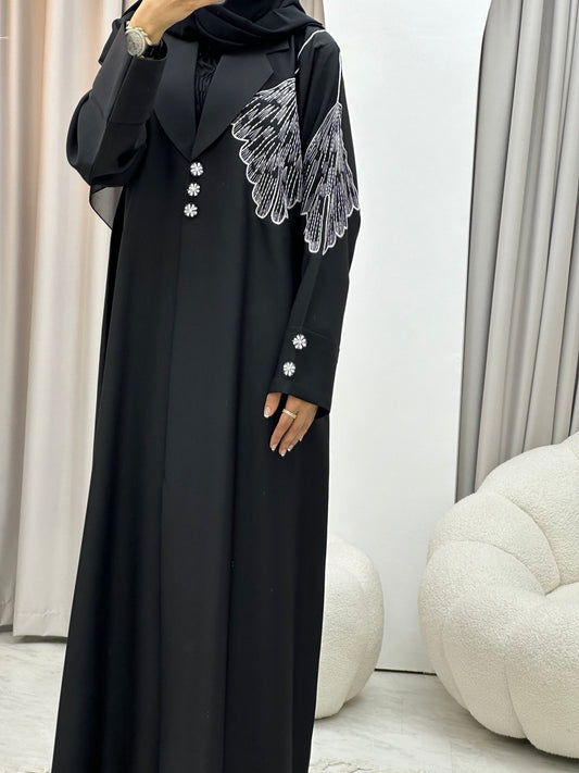 C 0309 Black Abaya