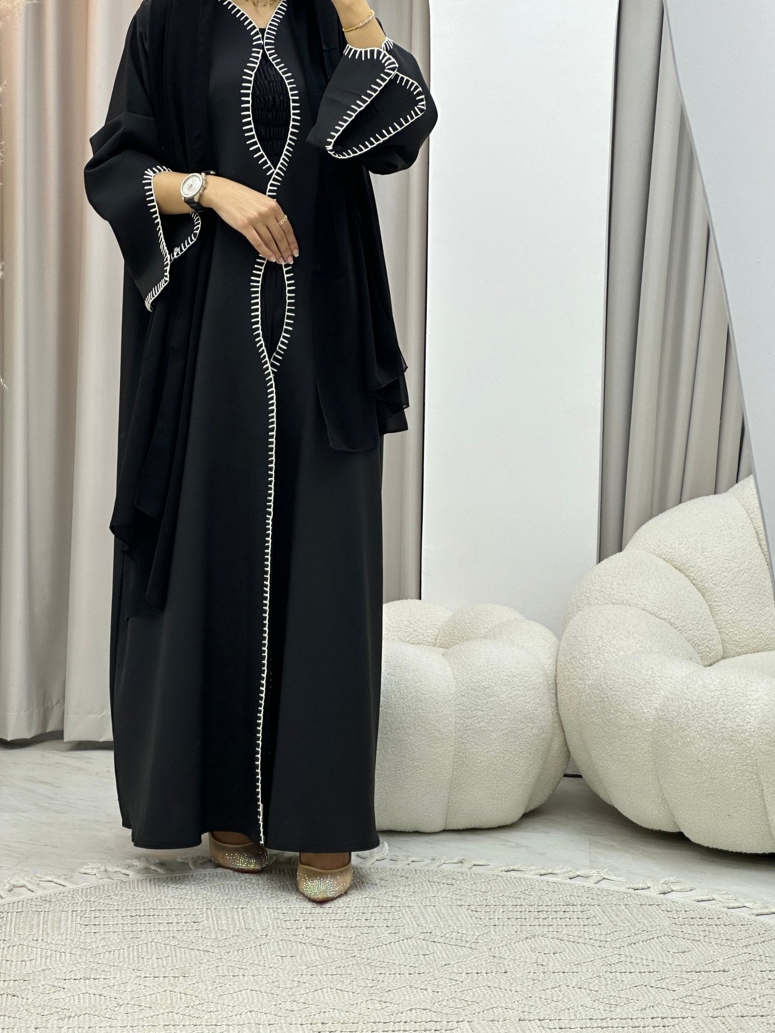 C 0311 Black Abaya