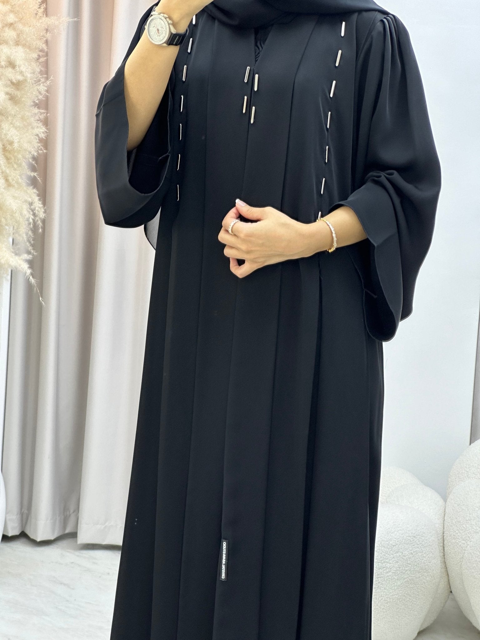 C 0312 Black Abaya