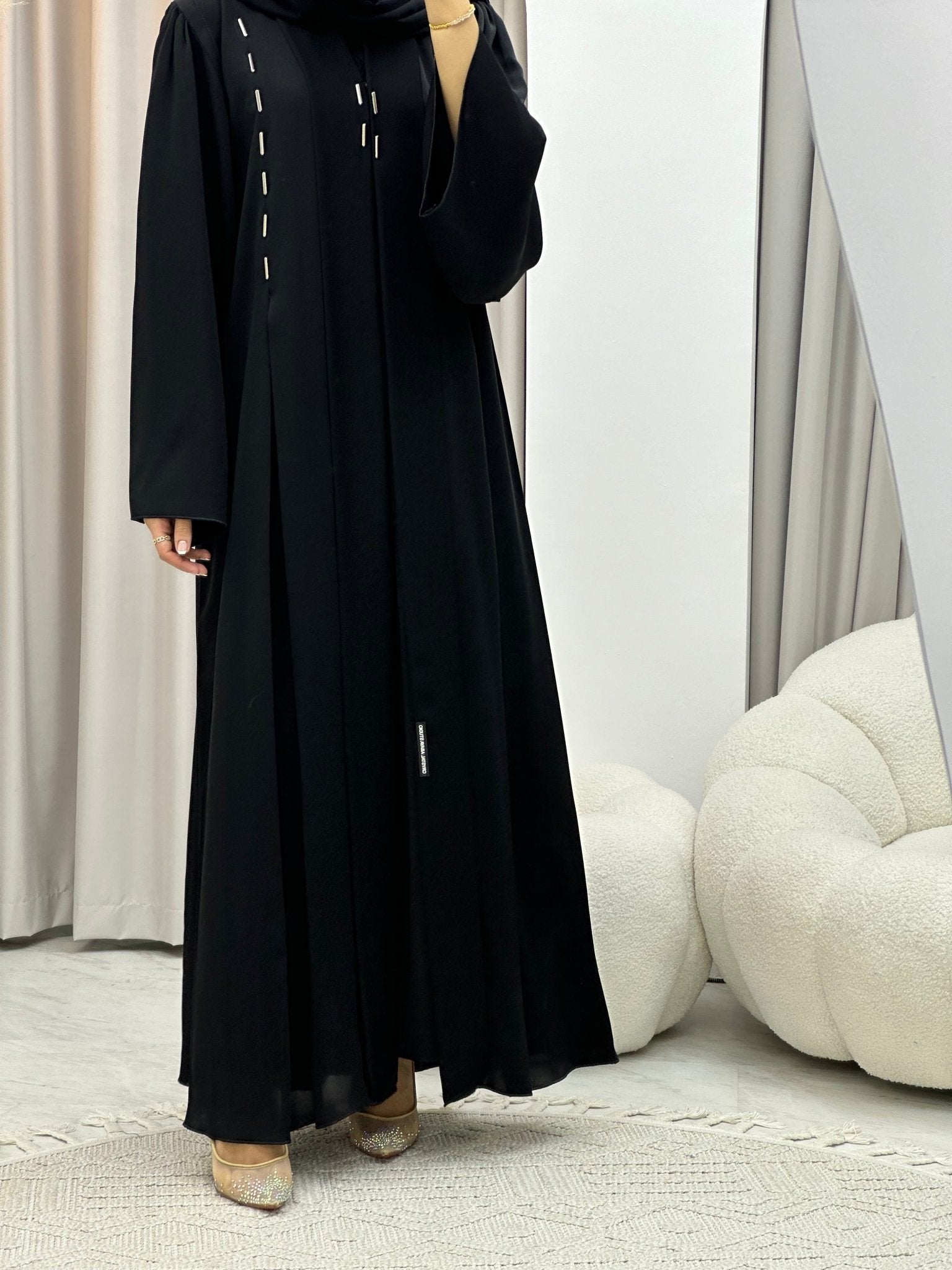 C 0312 Black Abaya