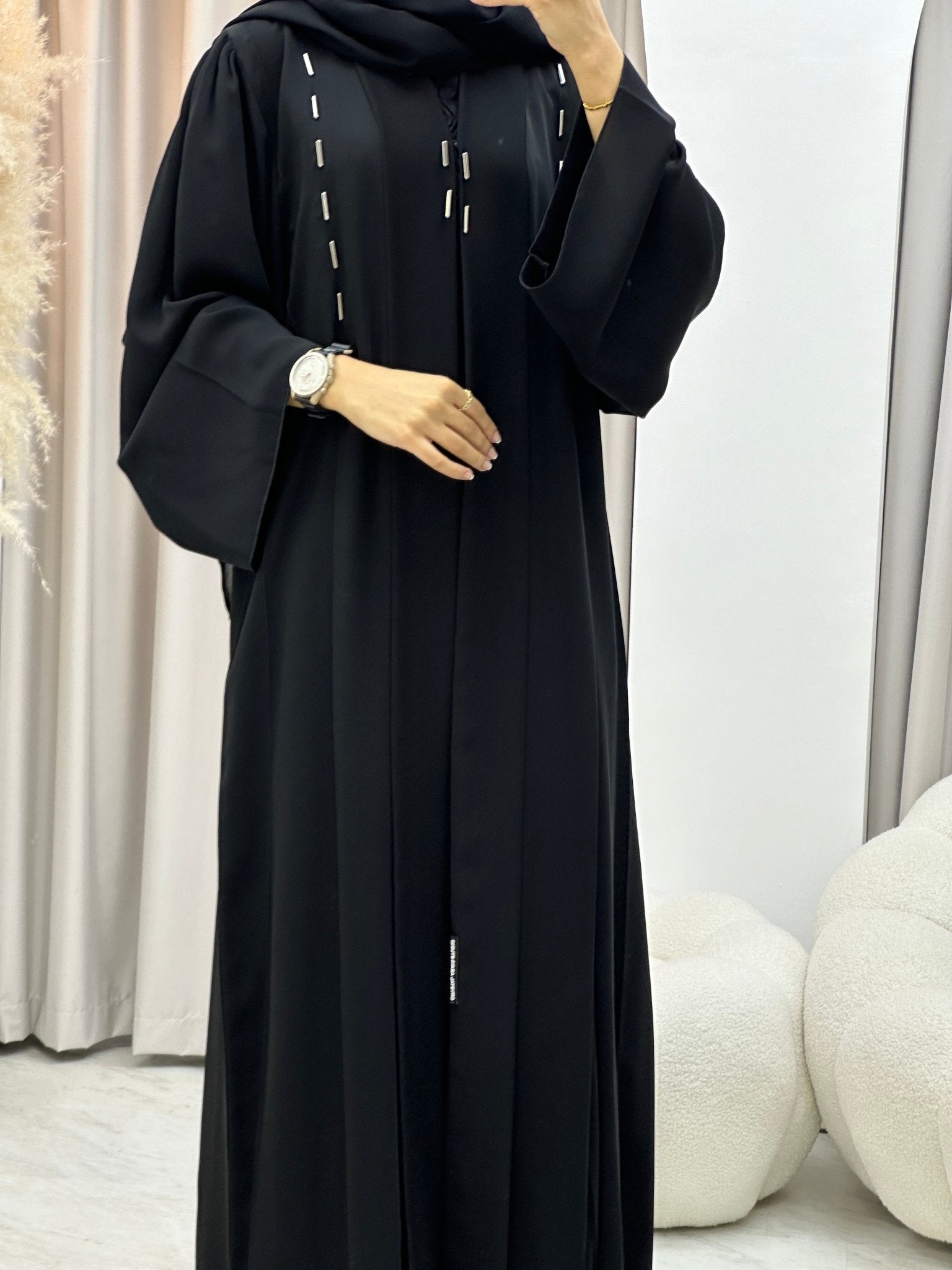 C 0312 Black Abaya