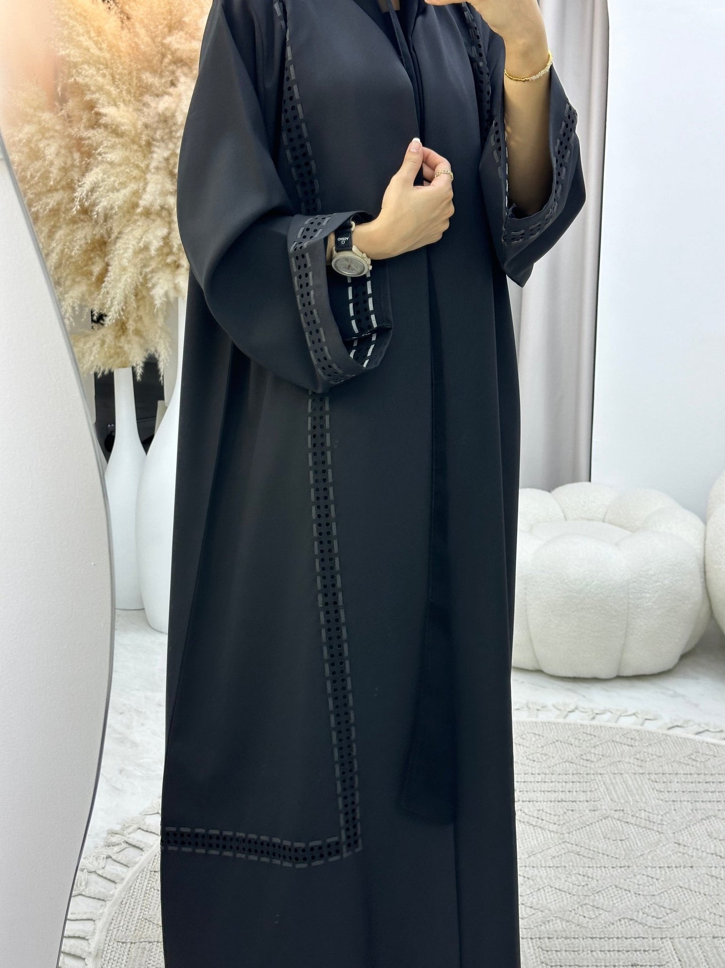 C 0313 Black Abaya