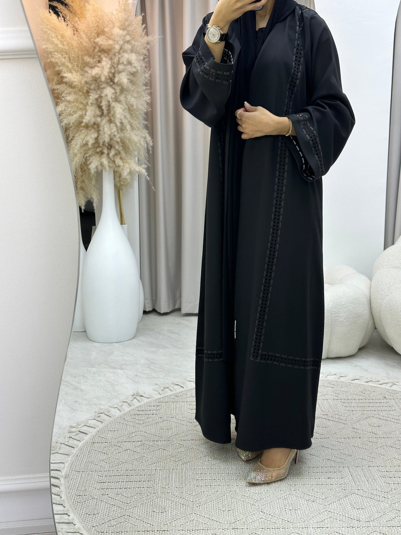 C 0313 Black Abaya