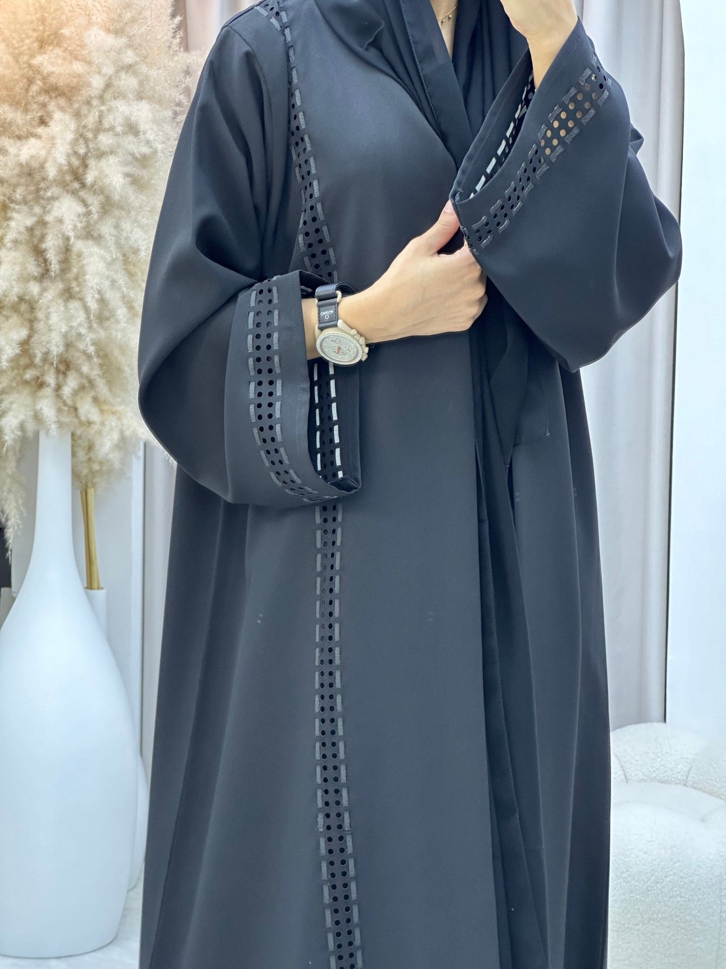 C 0313 Black Abaya