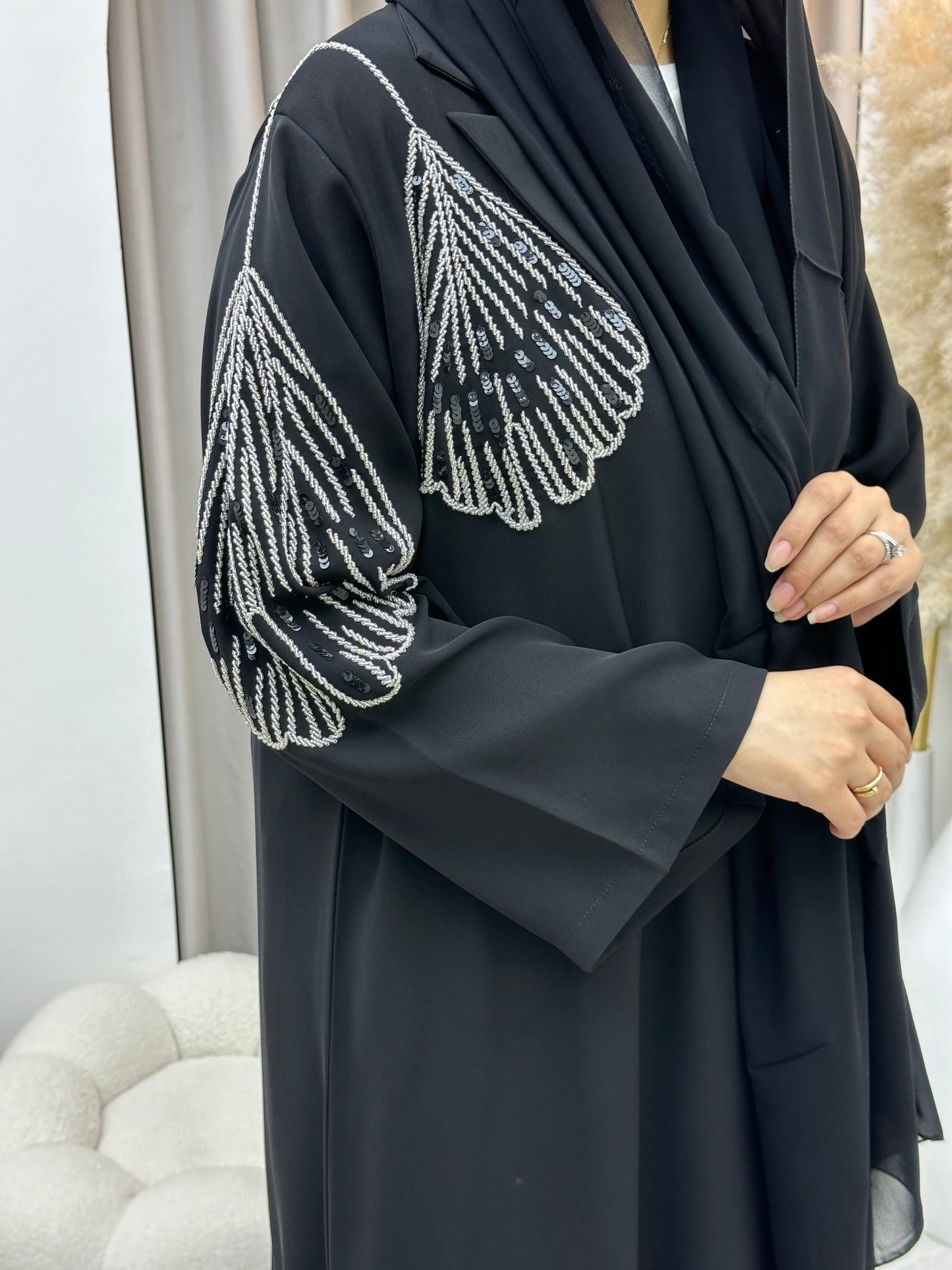 C 0314 Black Abaya