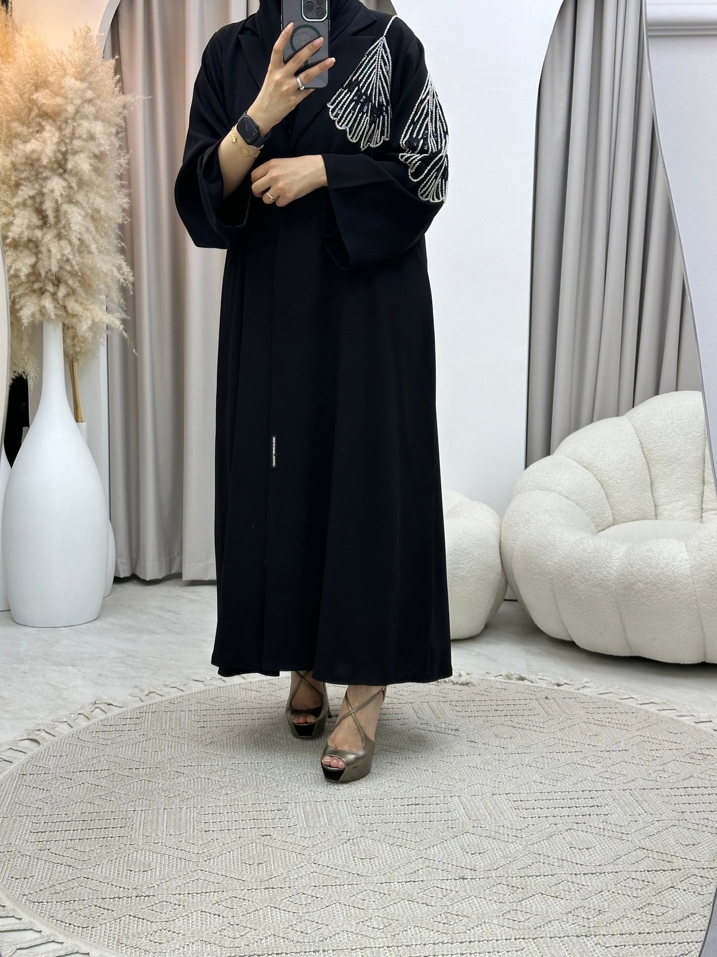 C 0314 Black Abaya