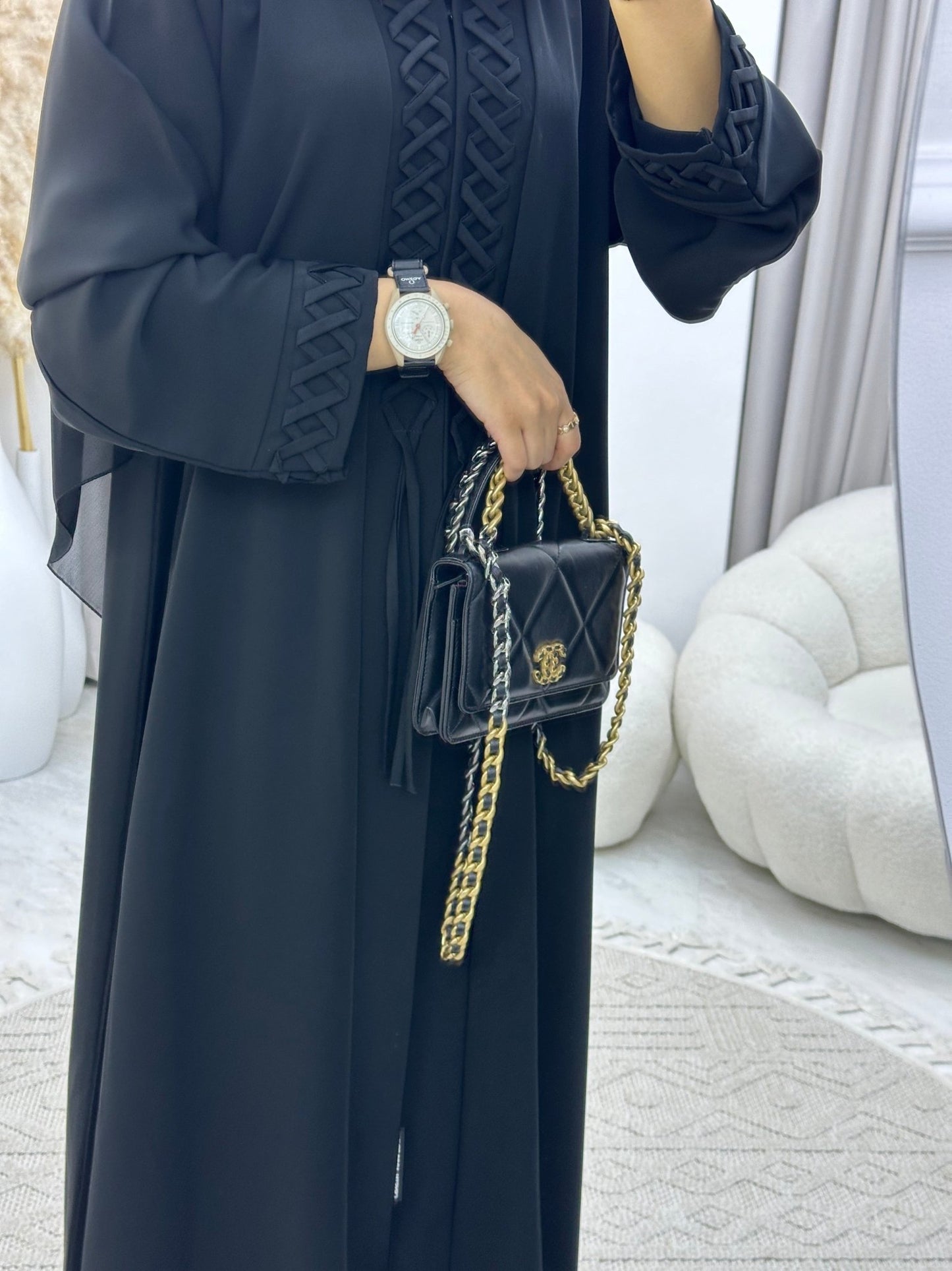 C 0315 Black Abaya