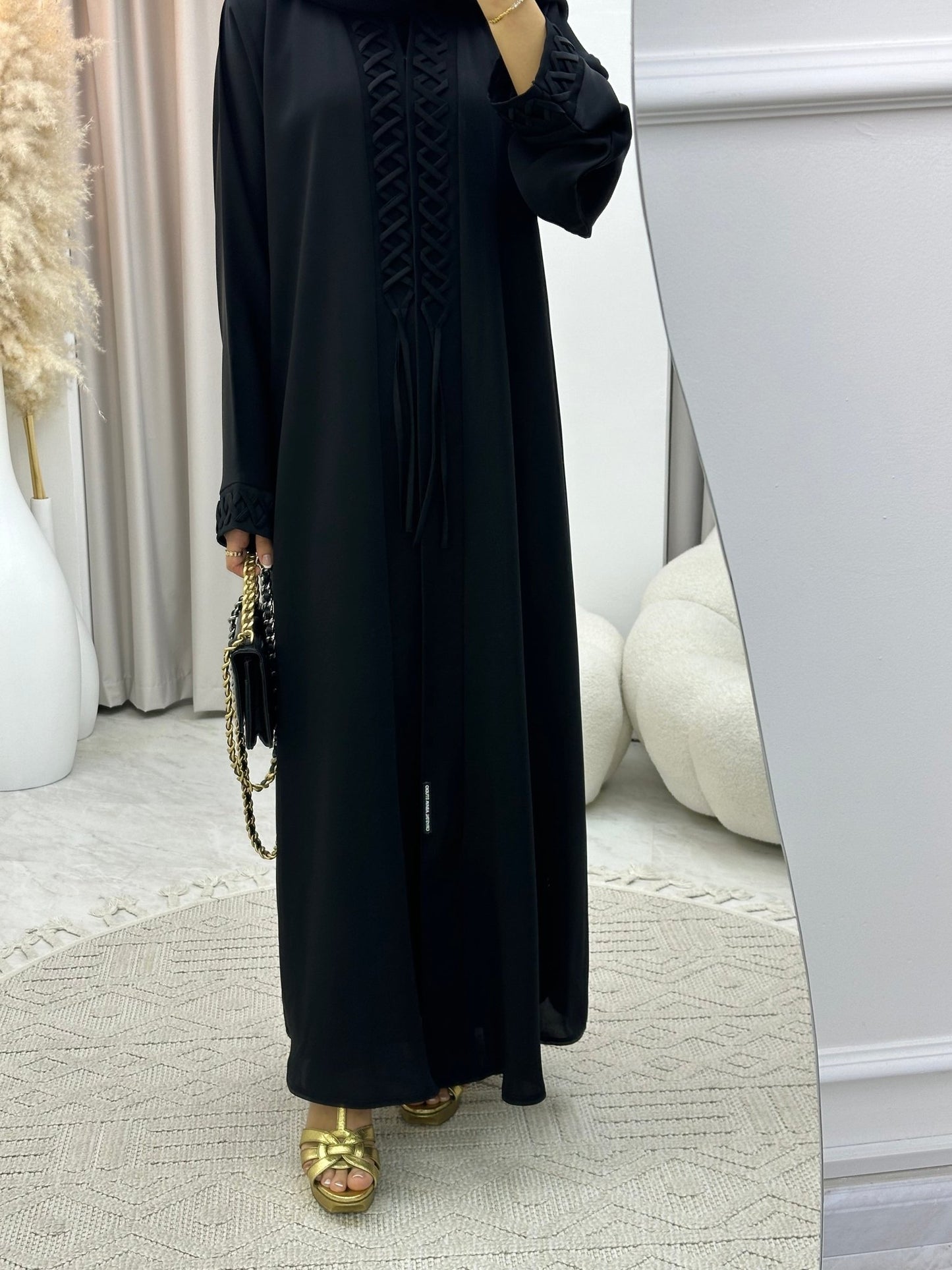 C 0315 Black Abaya