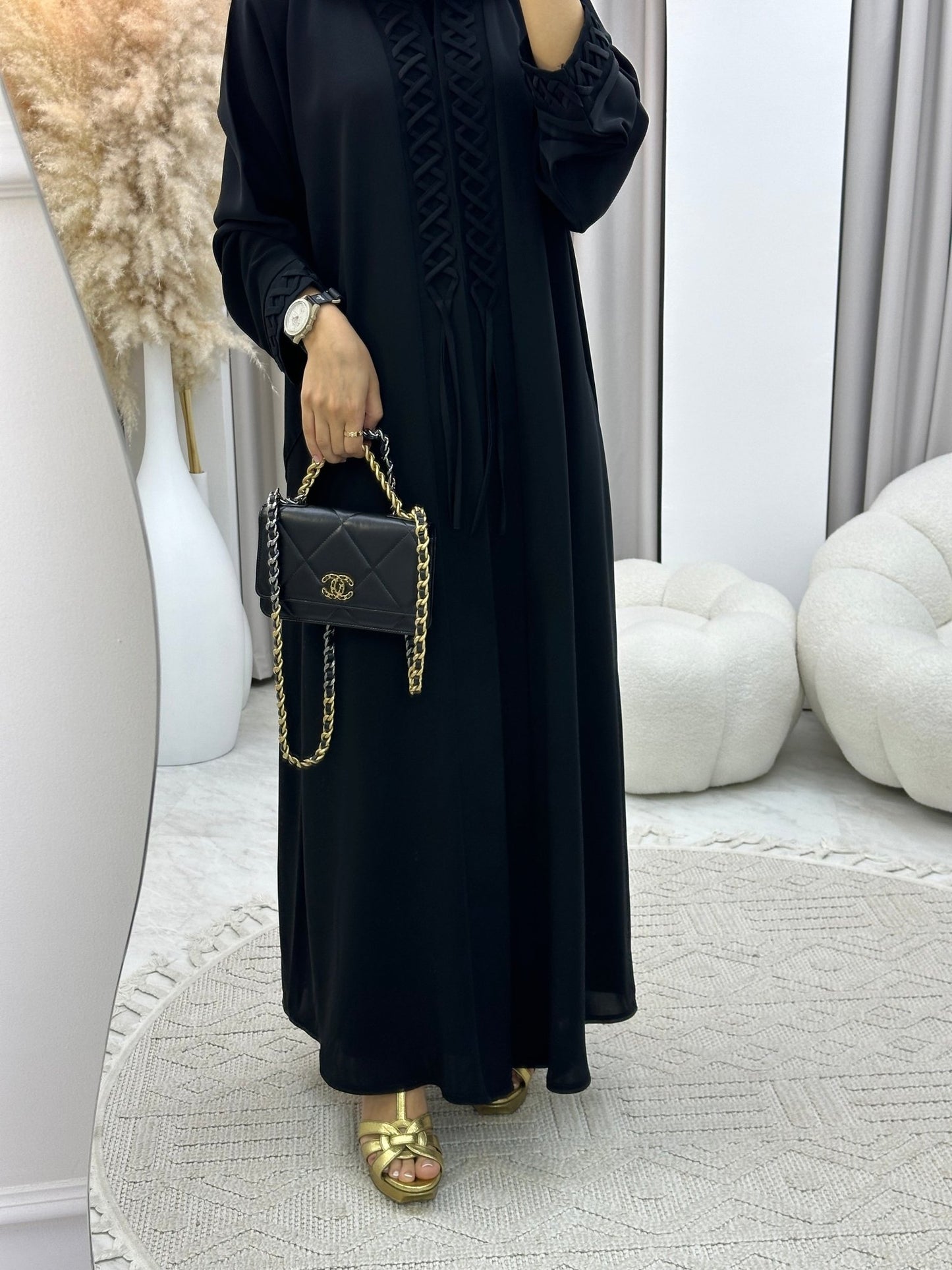 C 0315 Black Abaya