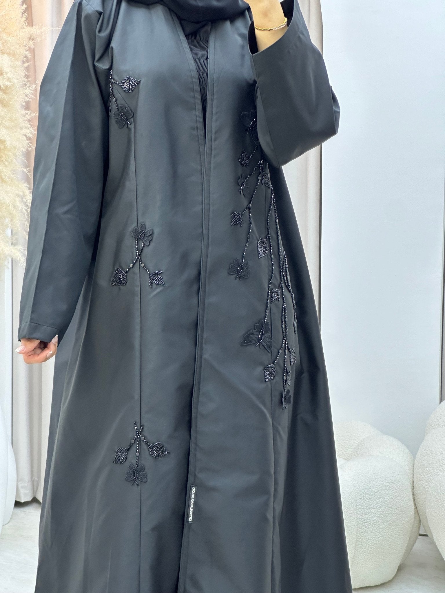 C 0316 Black Abaya