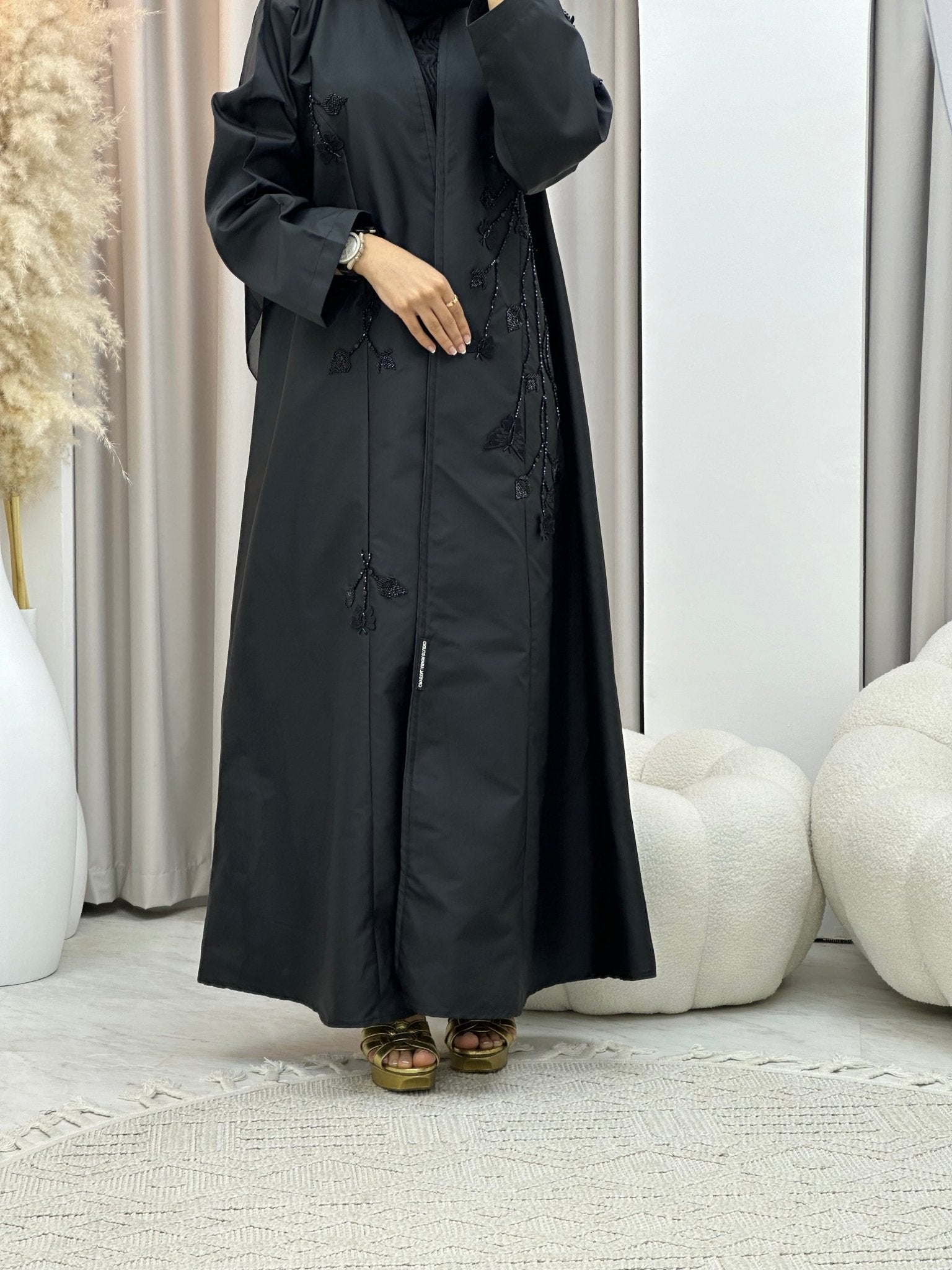 C 0316 Black Abaya