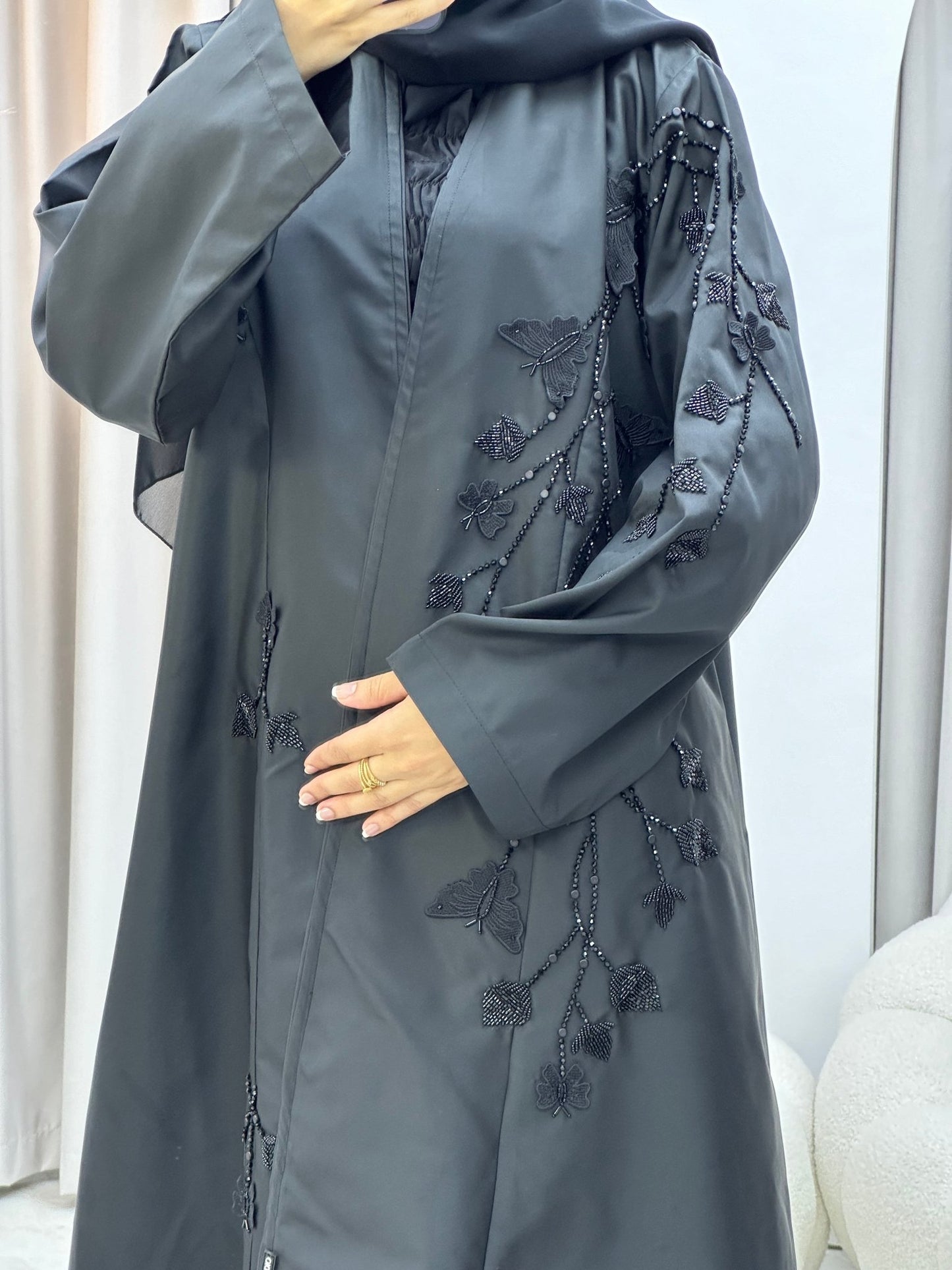 C 0316 Black Abaya