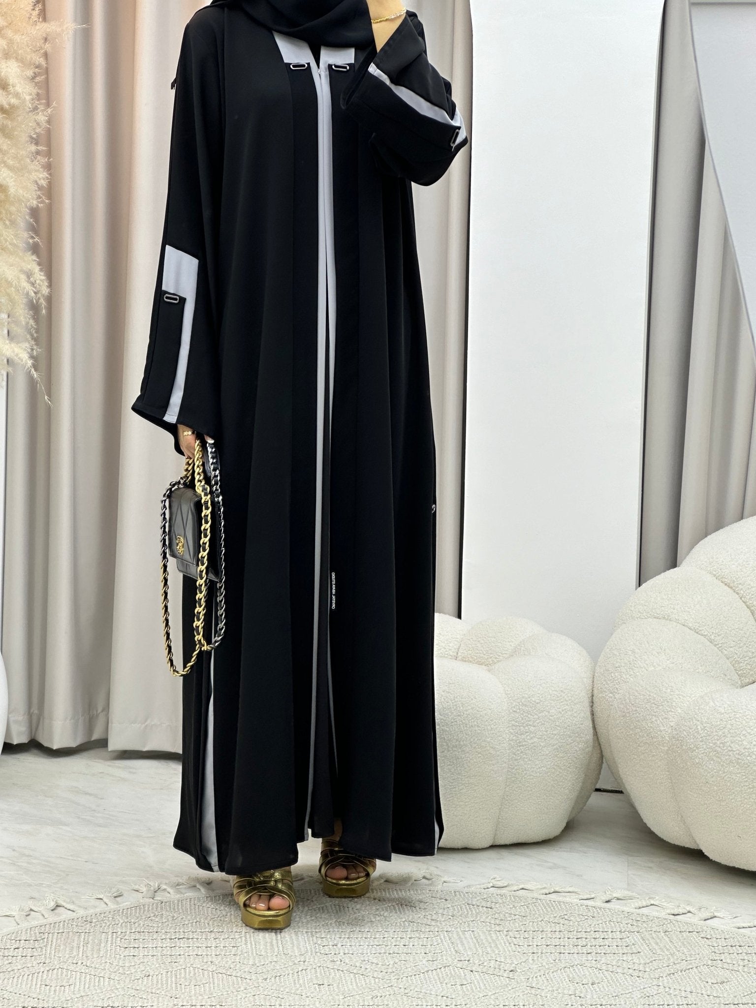 C 0317 Black Abaya