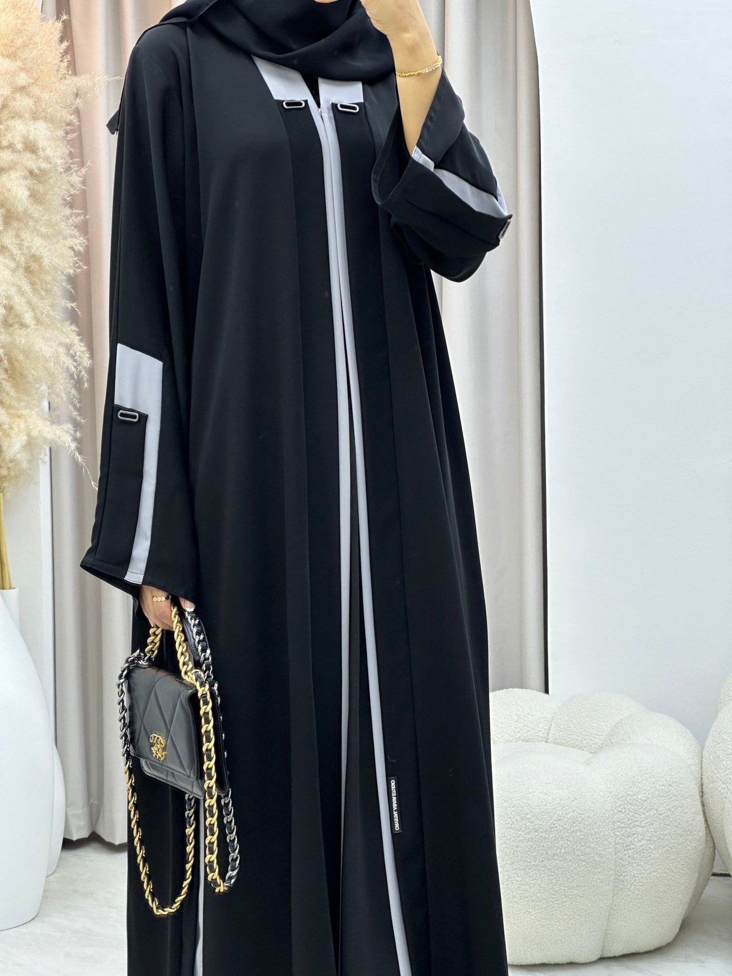 C 0317 Black Abaya