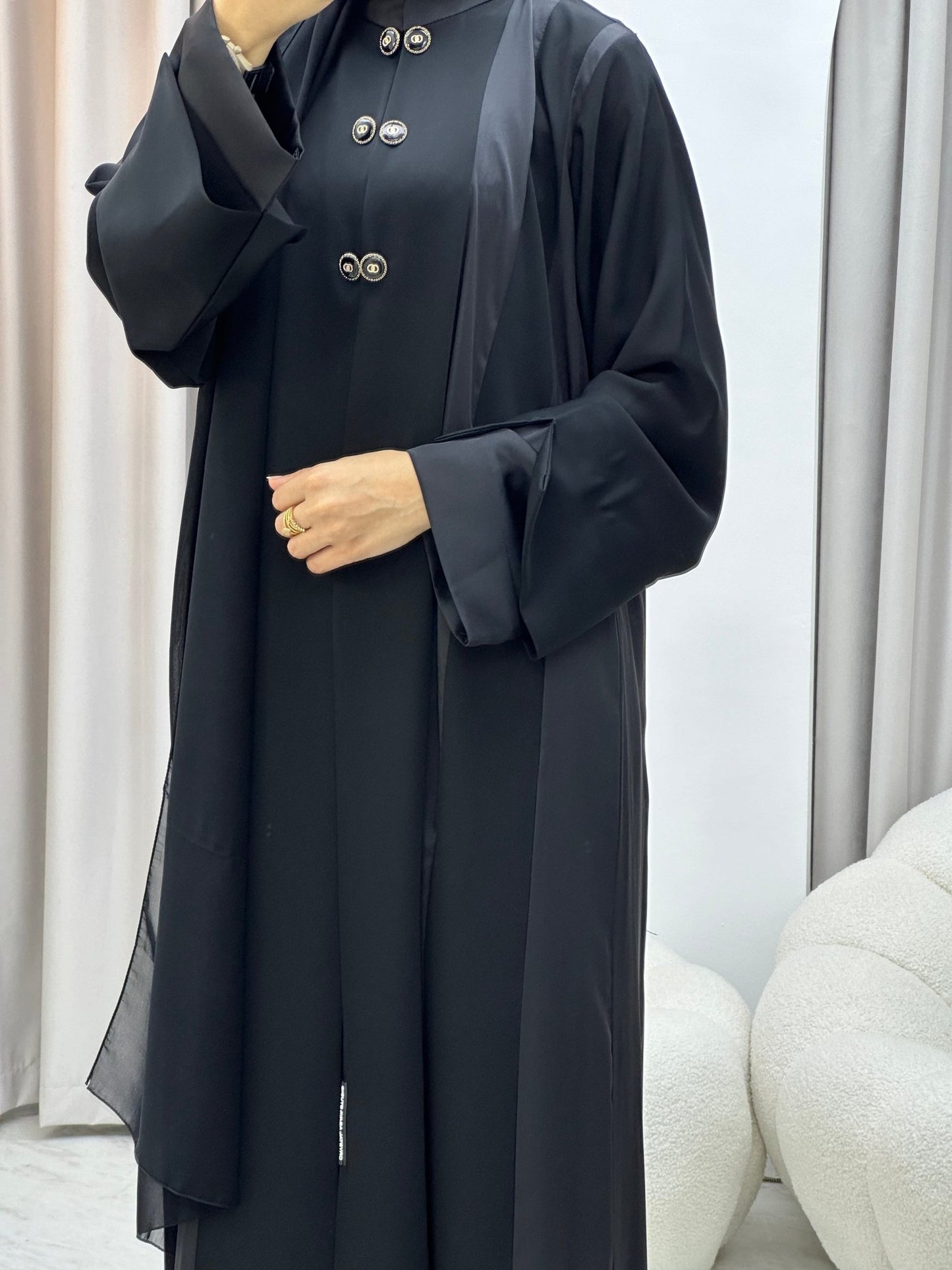 C 0318 Black Abaya