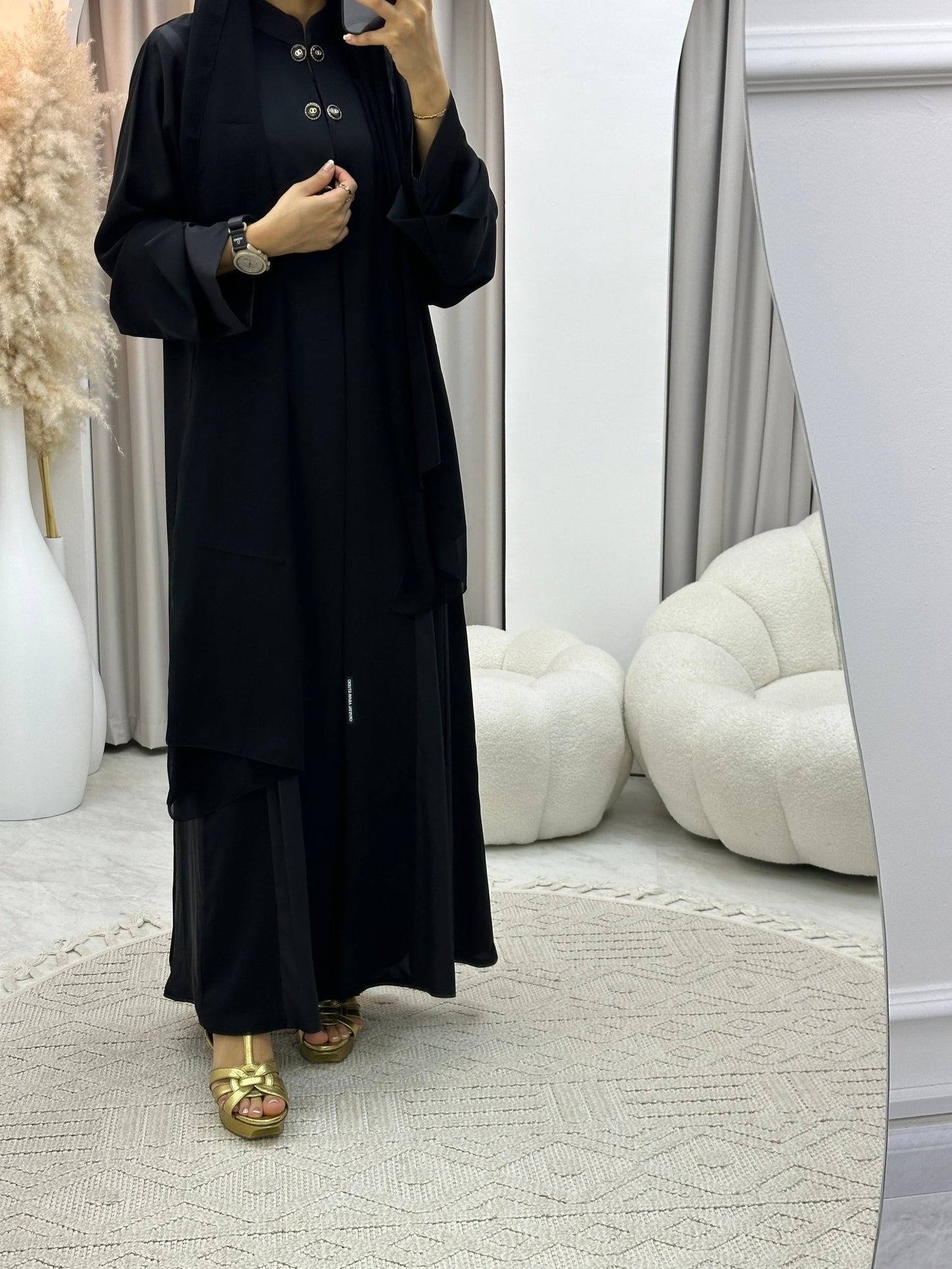 C 0318 Black Abaya