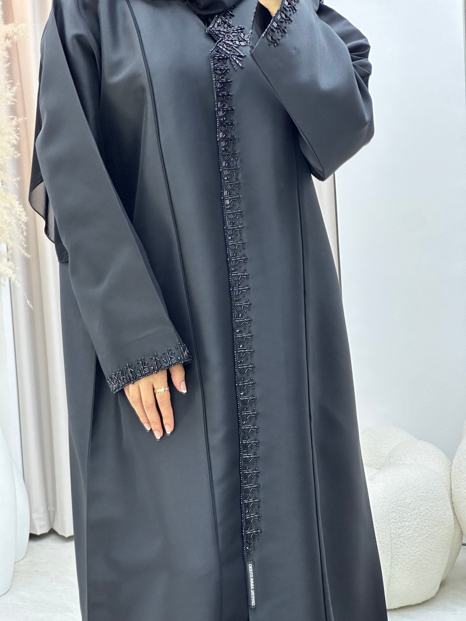 C 0319 Black Abaya