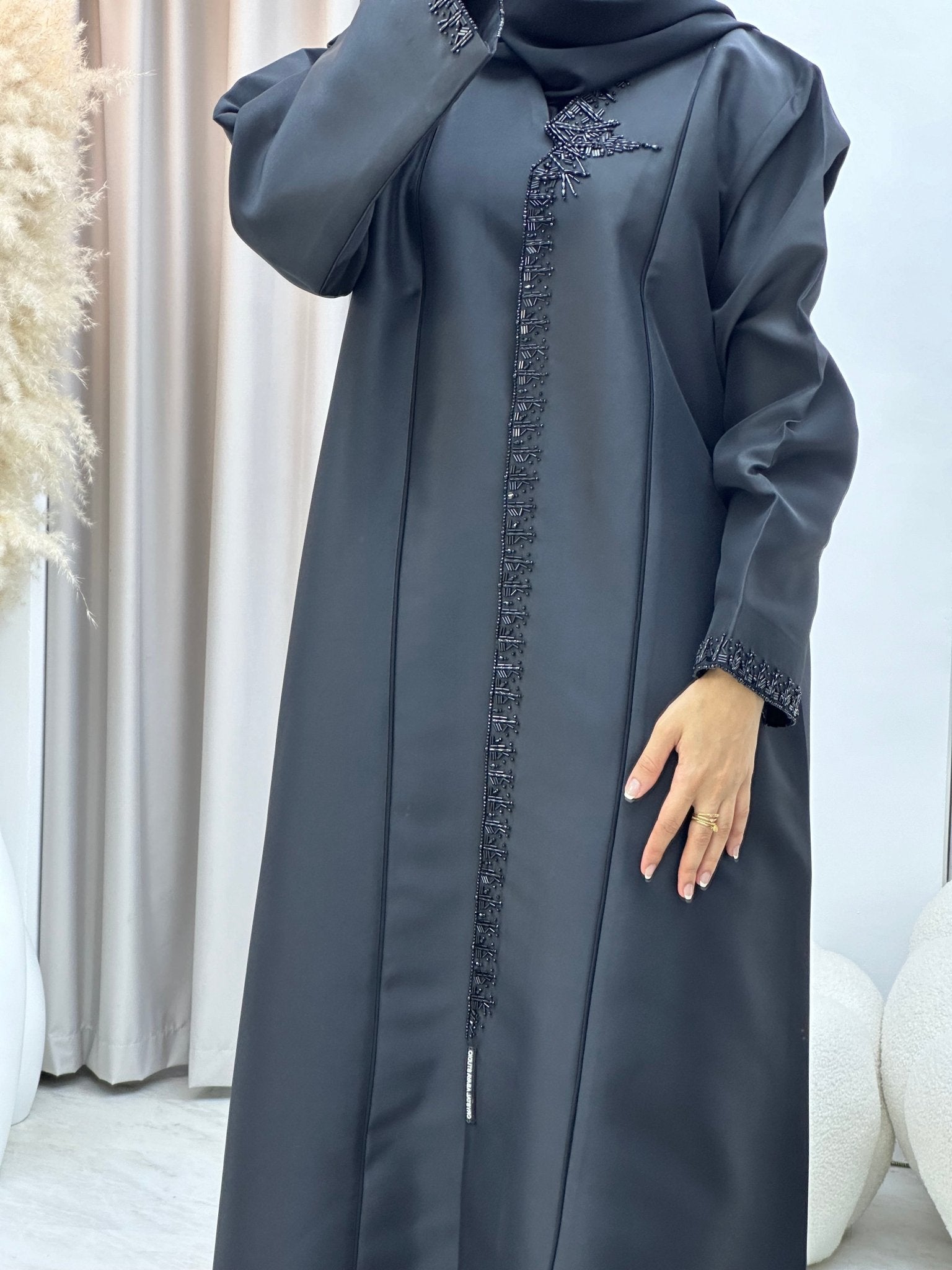 C 0319 Black Abaya