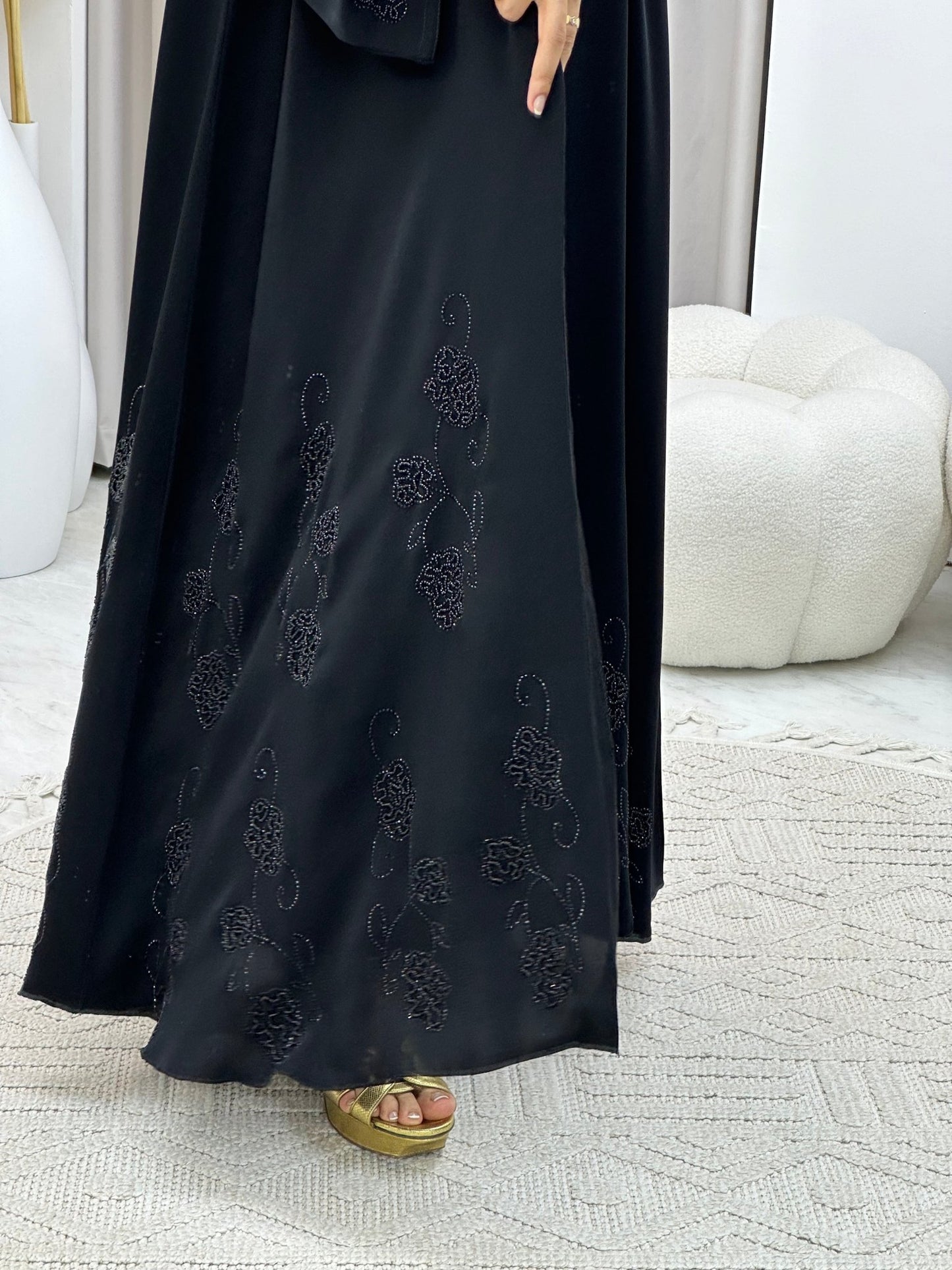 C 0320 Black Abaya