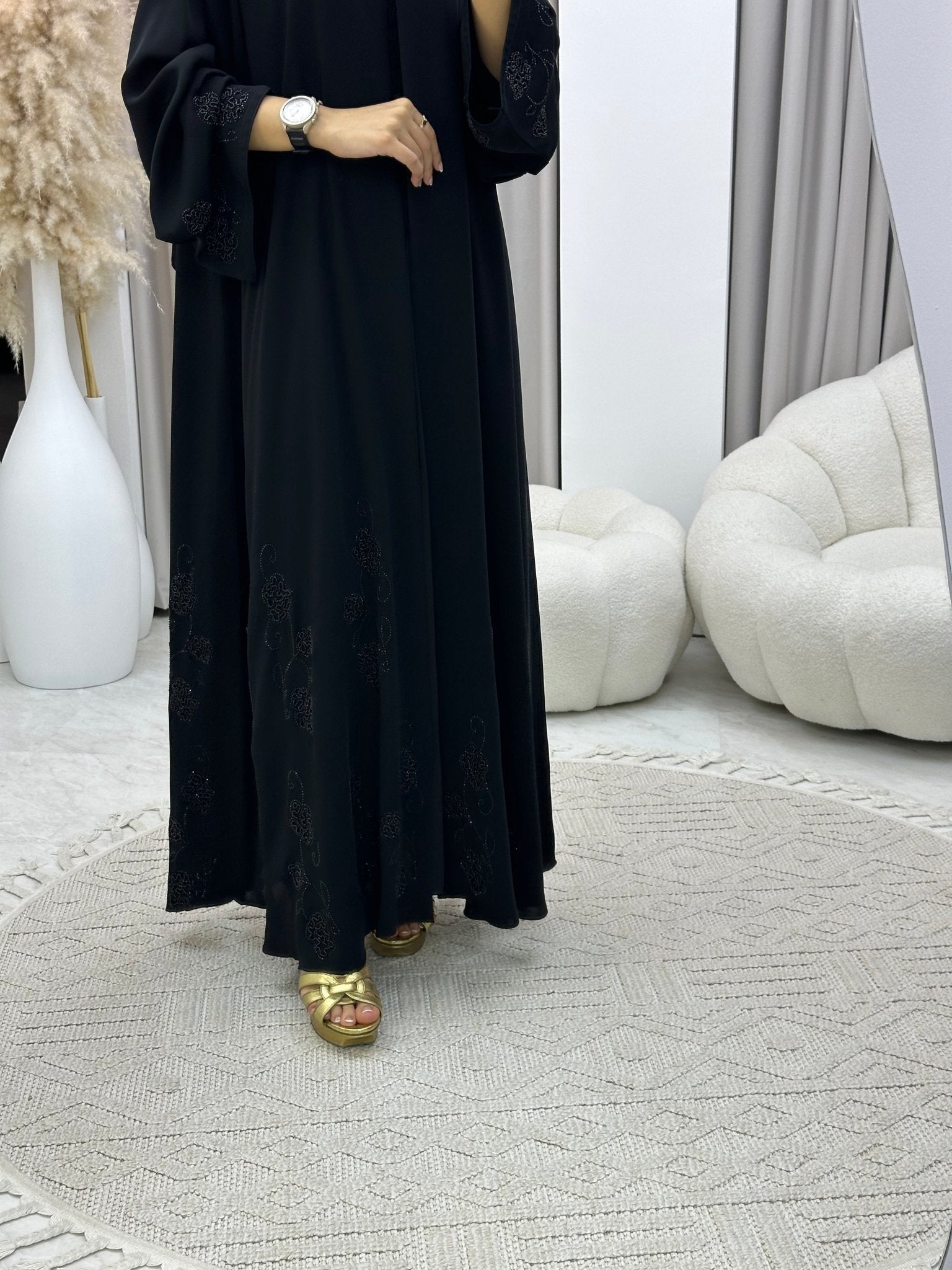 C 0320 Black Abaya