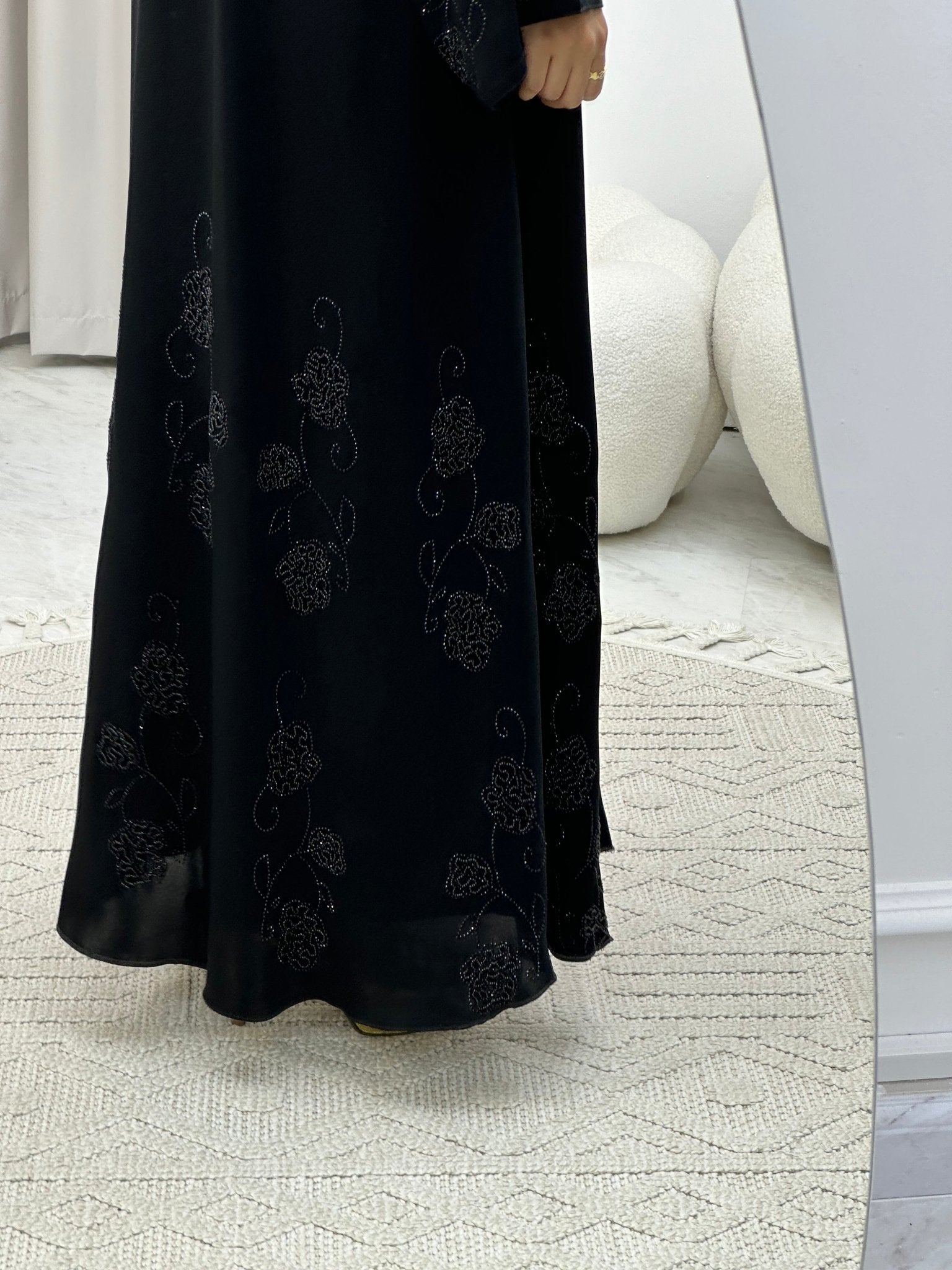 C 0320 Black Abaya